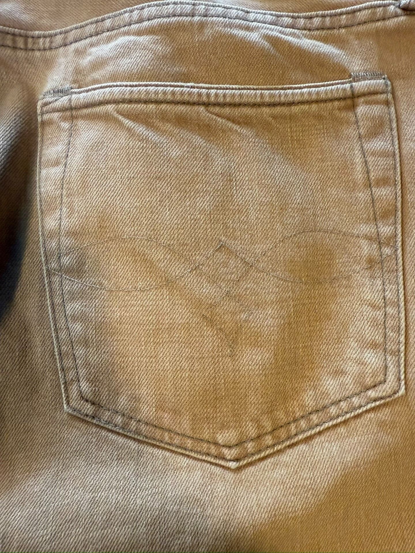 RRL Ralph Lauren RRL Beige Work Pants 36x32 Size US 36 / EU 52 - 4 Thumbnail