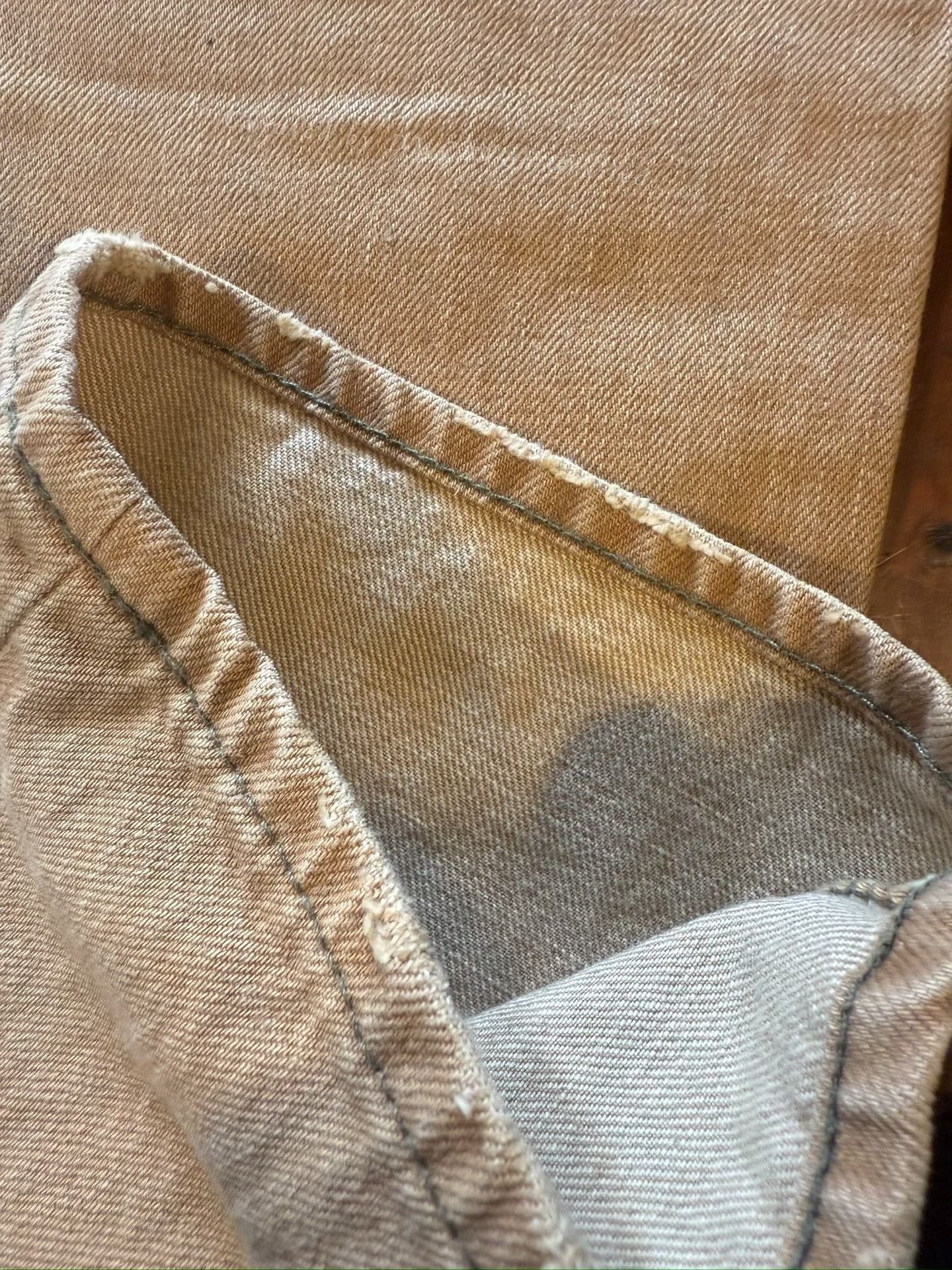 RRL Ralph Lauren RRL Beige Work Pants 36x32 Size US 36 / EU 52 - 5 Thumbnail