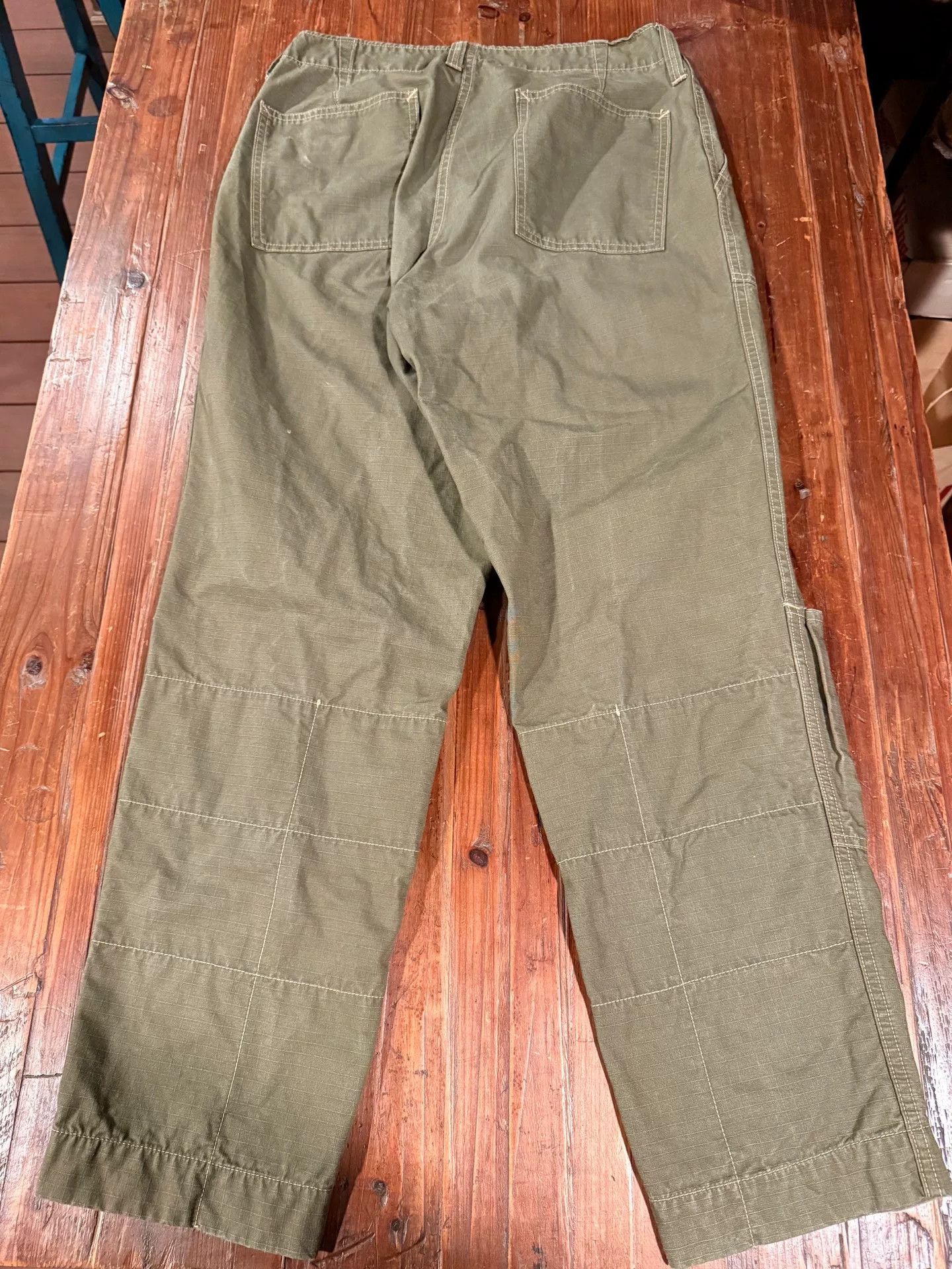 Freewheelers Freewheelers Military Green Cargo Pants Size US 30 / EU 46 - 2 Thumbnail
