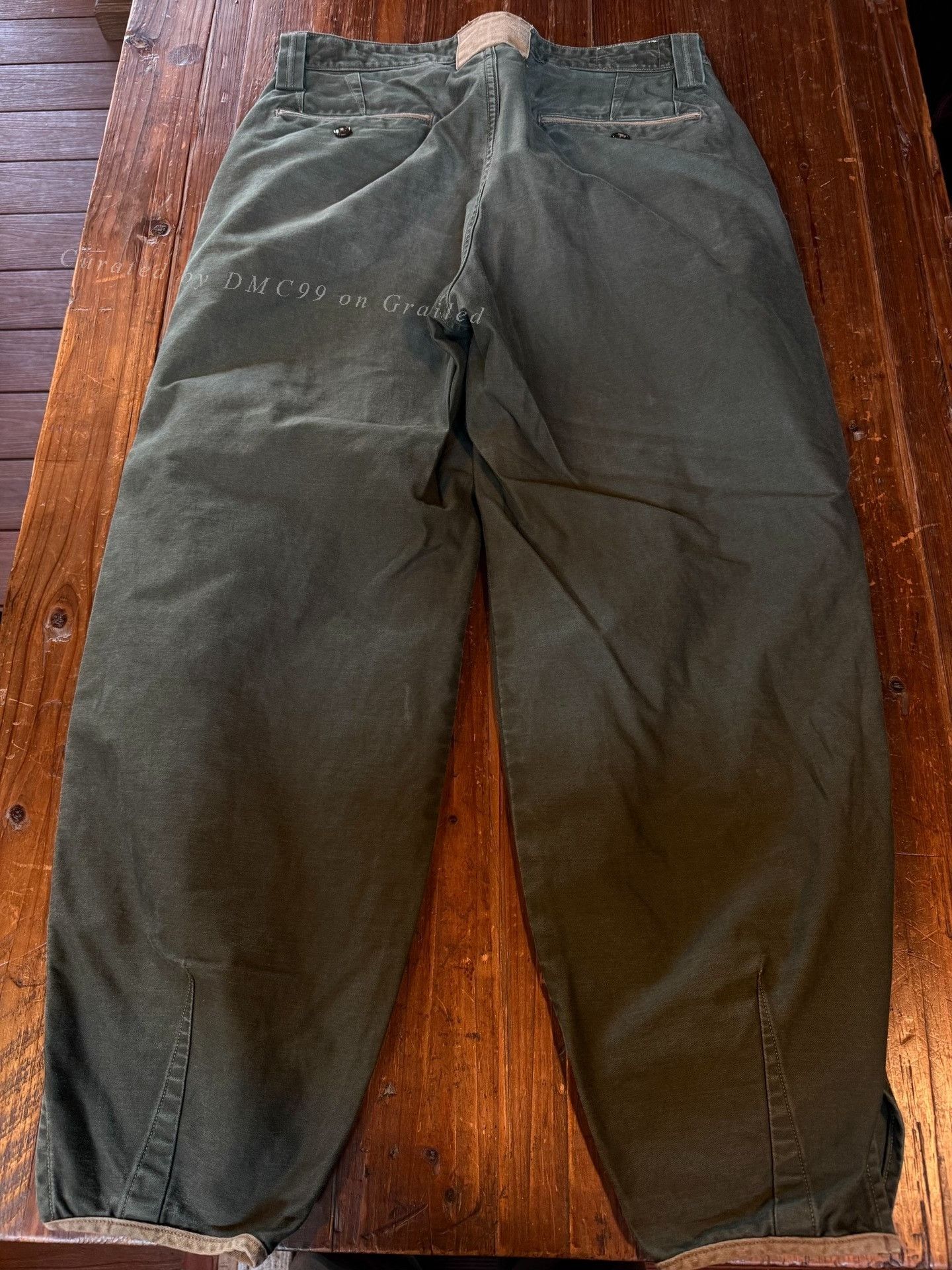 Freewheelers Freewheelers U.S. Army Civilian Crew Work Pants Size US 32 / EU 48 - 2 Thumbnail