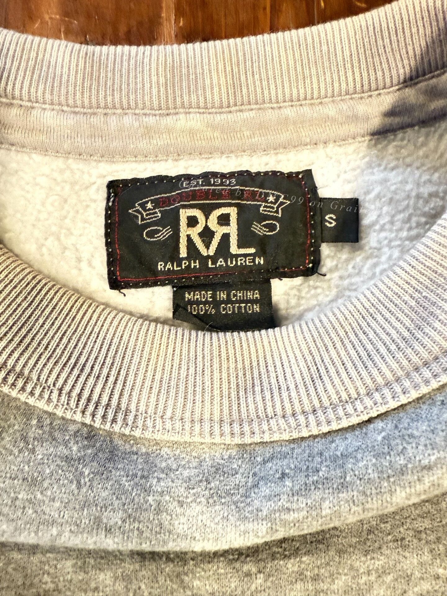 RRL Ralph Lauren RRL Ralph Lauren Paddle Logo Sweatshirt Size US S / EU 44-46 / 1 - 3 Thumbnail