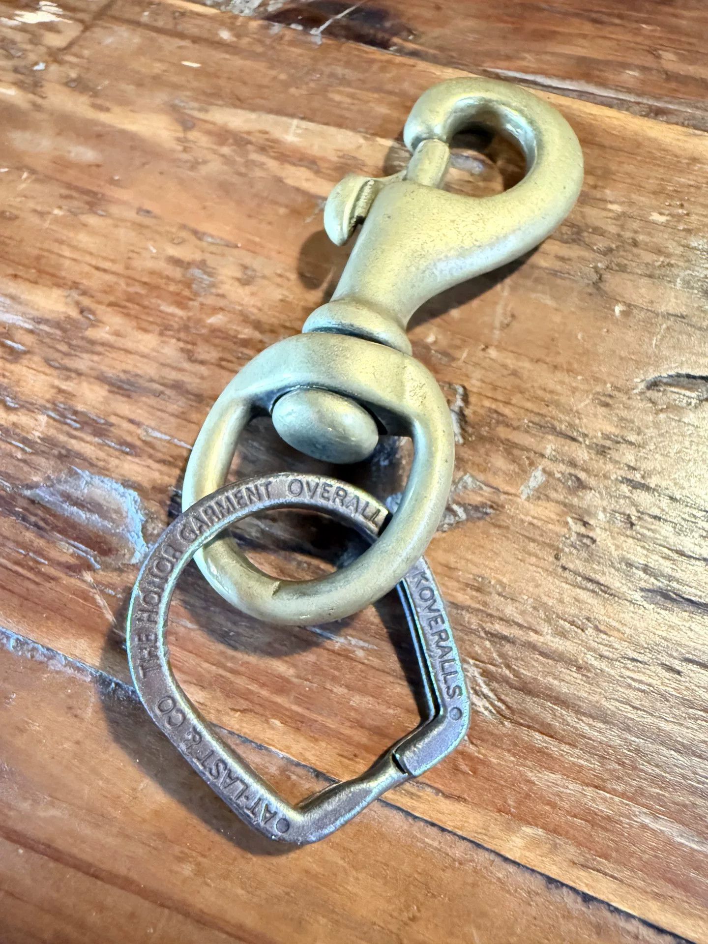 At Last & Co At Last&Co Timeworn Brass Keychain Size ONE SIZE - 2 Thumbnail