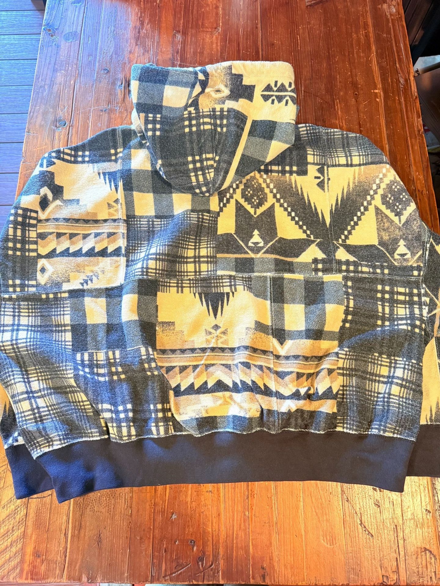 Polo Ralph Lauren Polo Ralph Lauren Patchwork Hoodie Size US XL / EU 56 / 4 - 2 Thumbnail