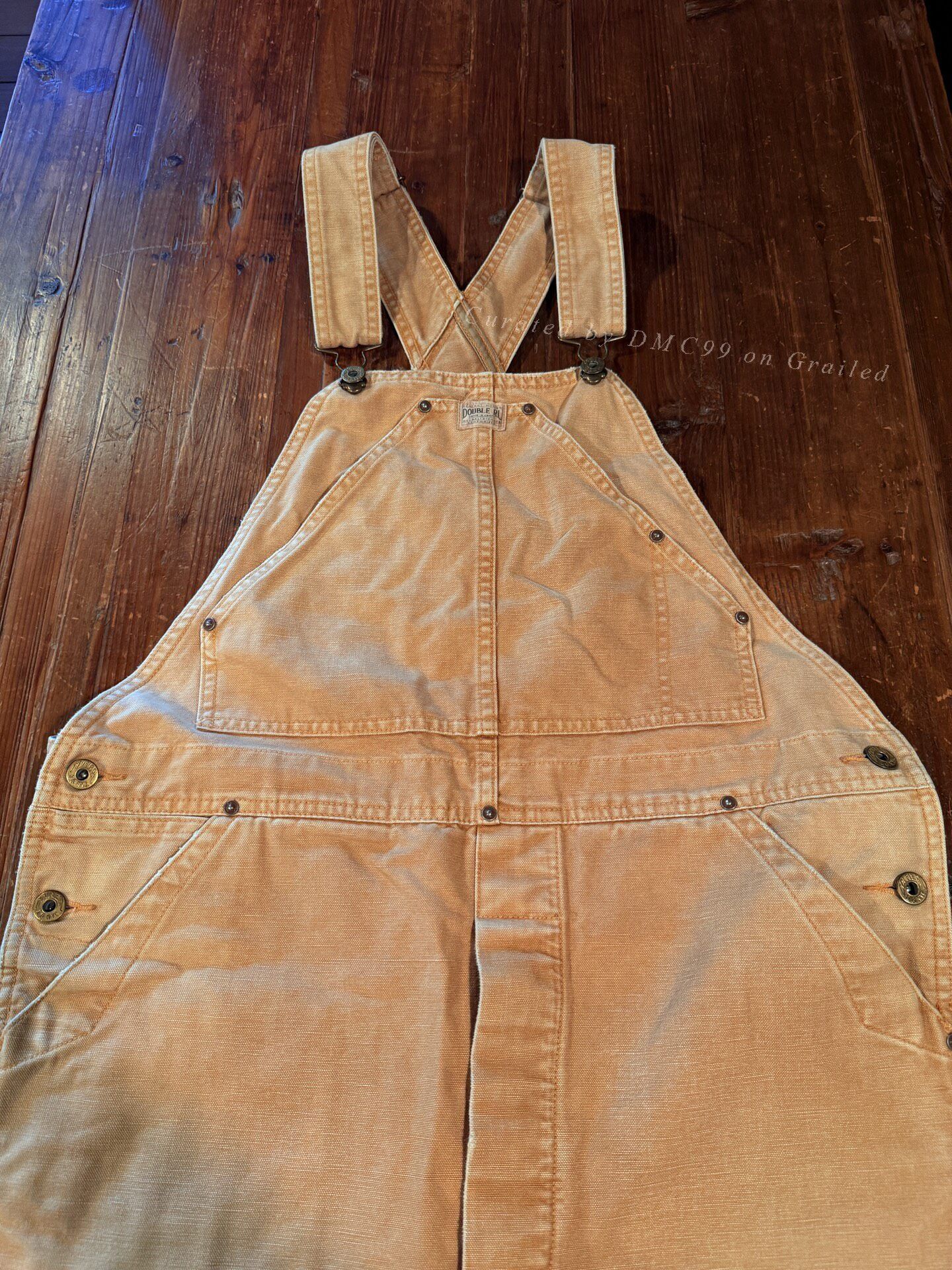 RRL Ralph Lauren RRL Khaki Cargo Overalls Size US 32 / EU 48 - 3 Thumbnail