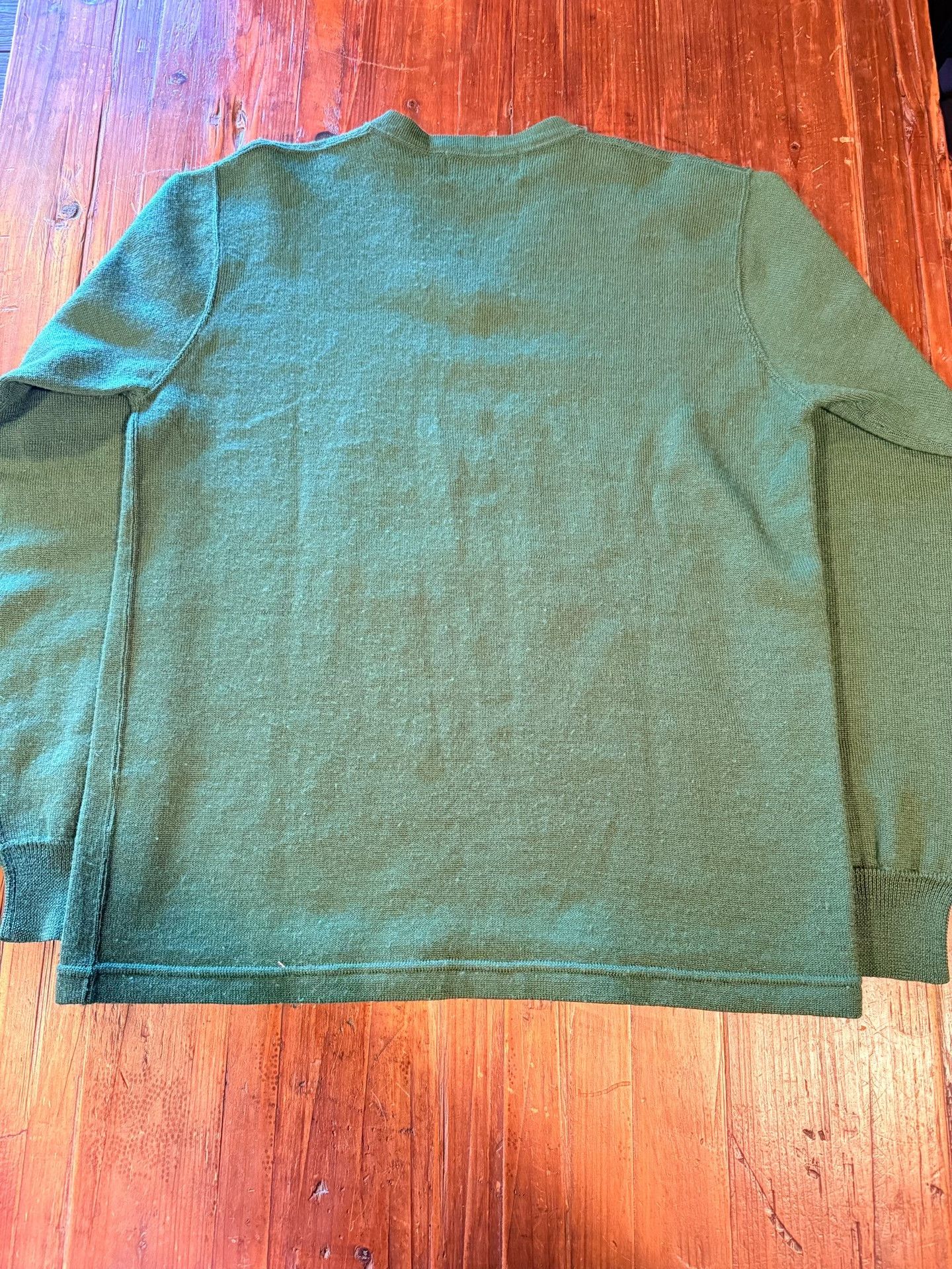 RRL Ralph Lauren RRL Ralph Lauren Green V-neck Sweater Size US S / EU 44-46 / 1 - 2 Thumbnail