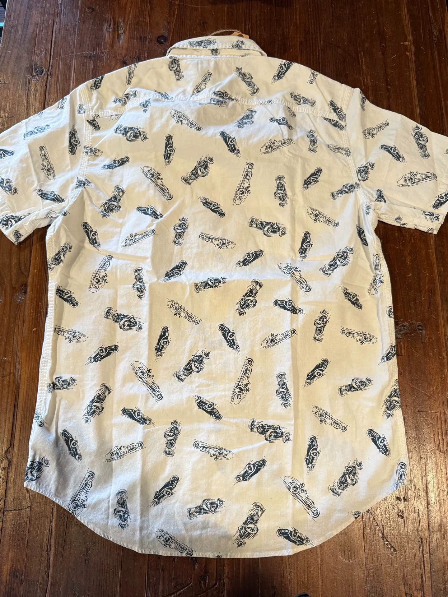 RRL Ralph Lauren RRL Vintage Car Print Short-Sleeve Shirt Size US S / EU 44-46 / 1 - 2 Thumbnail