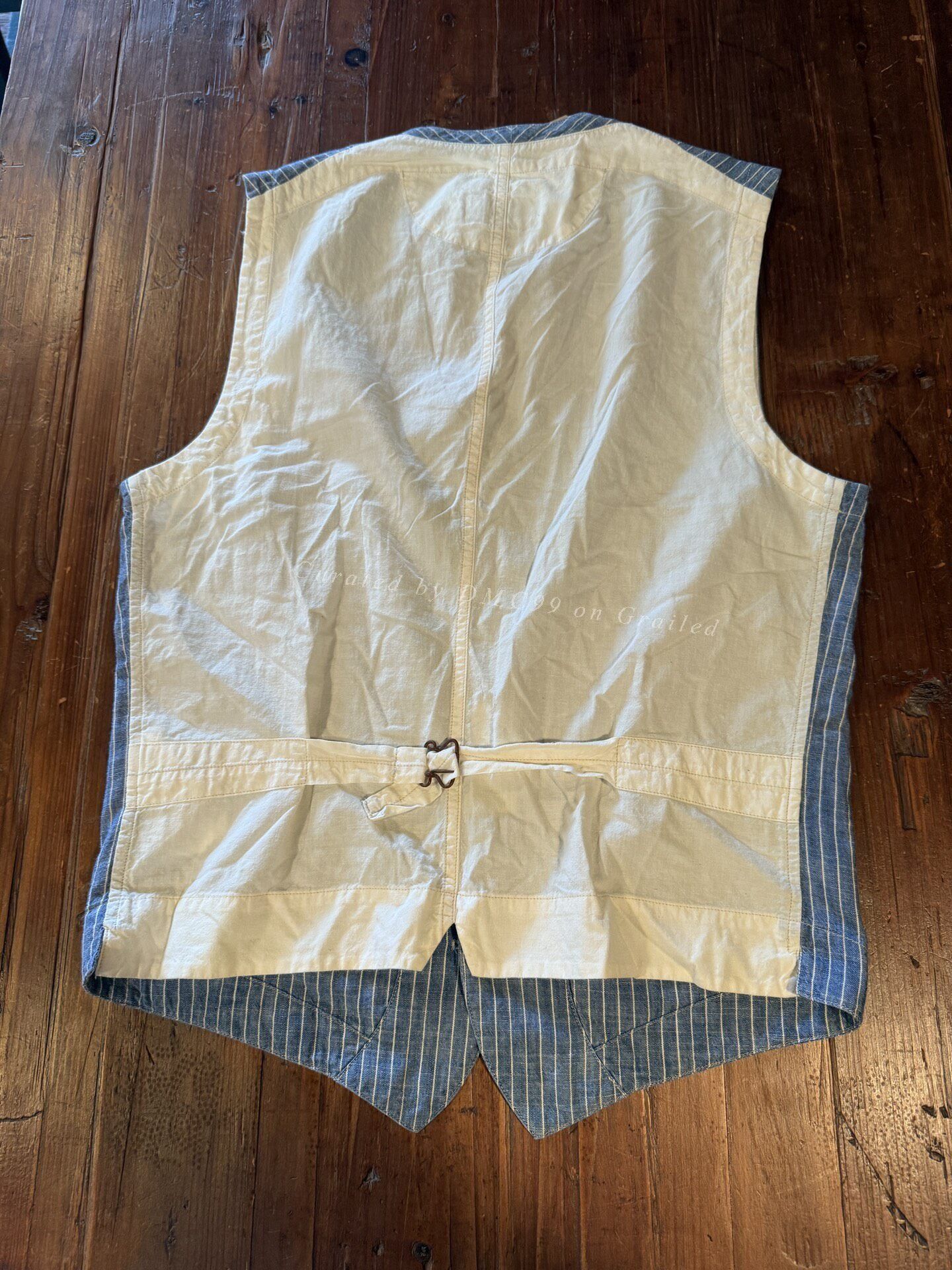 RRL Ralph Lauren RRL Ralph Lauren Striped Vest Size US S / EU 44-46 / 1 - 2 Thumbnail