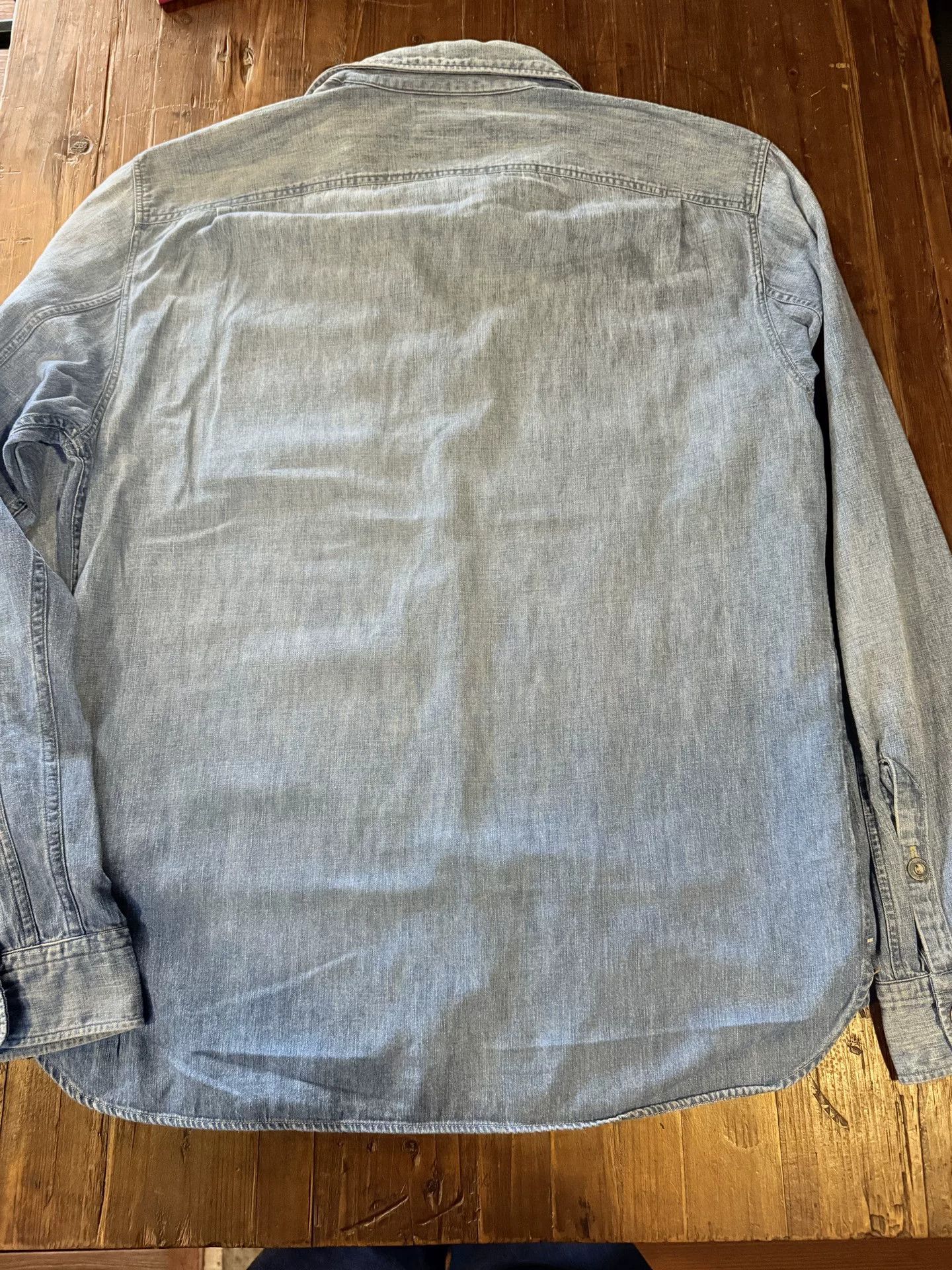 RRL Ralph Lauren RRL Denim Shirt, M Size Size US M / EU 48-50 / 2 - 2 Thumbnail