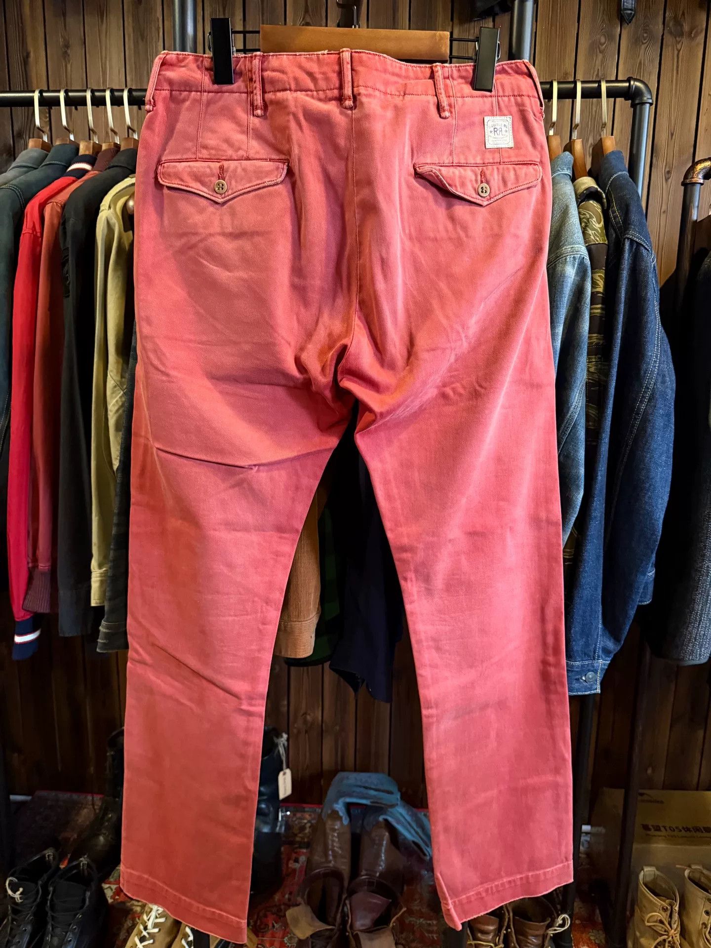 RRL Ralph Lauren RRL 32 Red Casual Pants Size US 32 / EU 48 - 2 Thumbnail