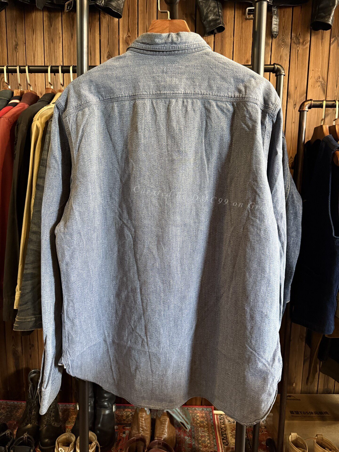 RRL Ralph Lauren RRL Pepper Salt Shirt Size US L / EU 52-54 / 3 - 2 Thumbnail
