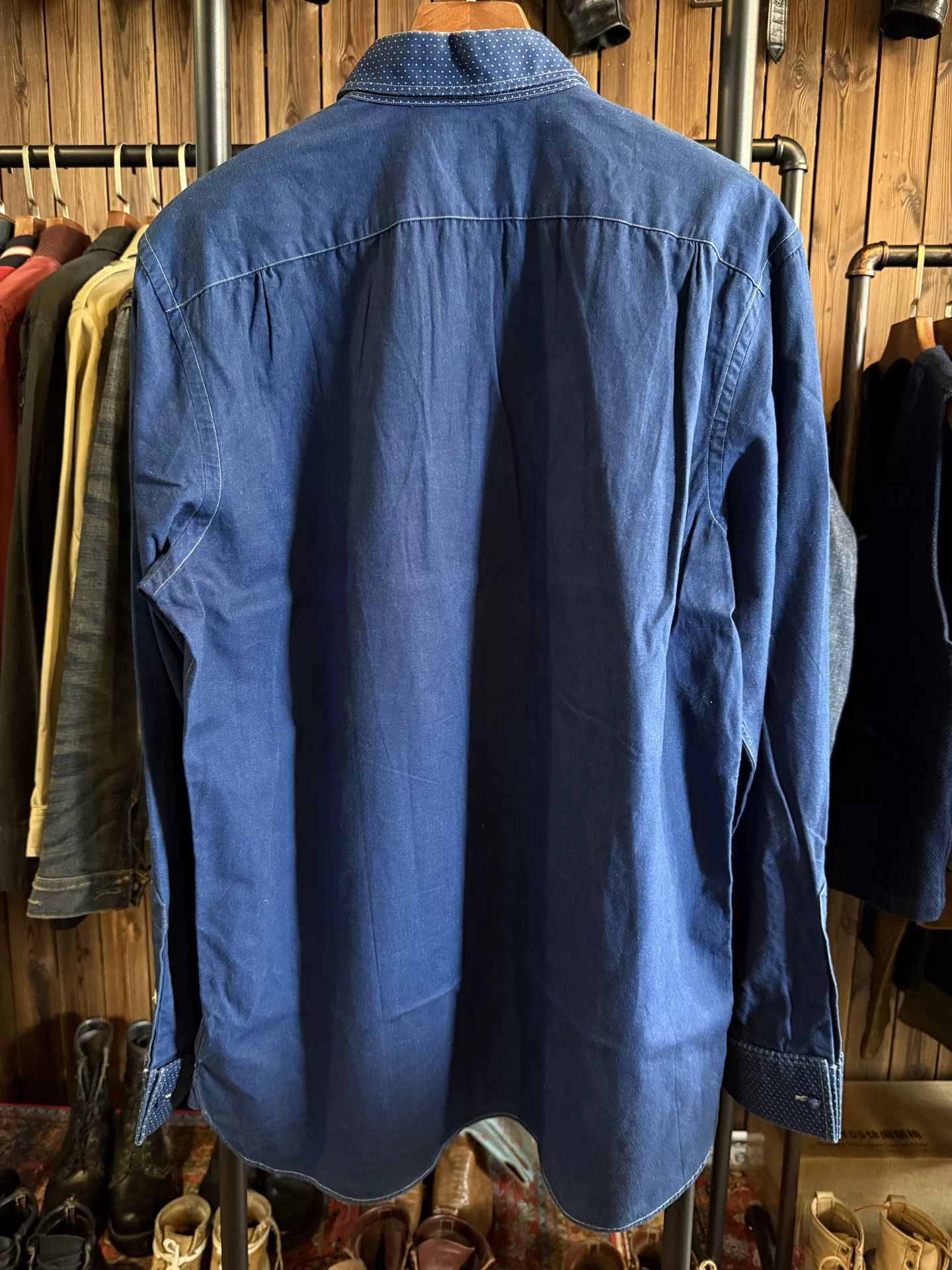 RRL Ralph Lauren RRL Denim Shirt Size US M / EU 48-50 / 2 - 2 Thumbnail