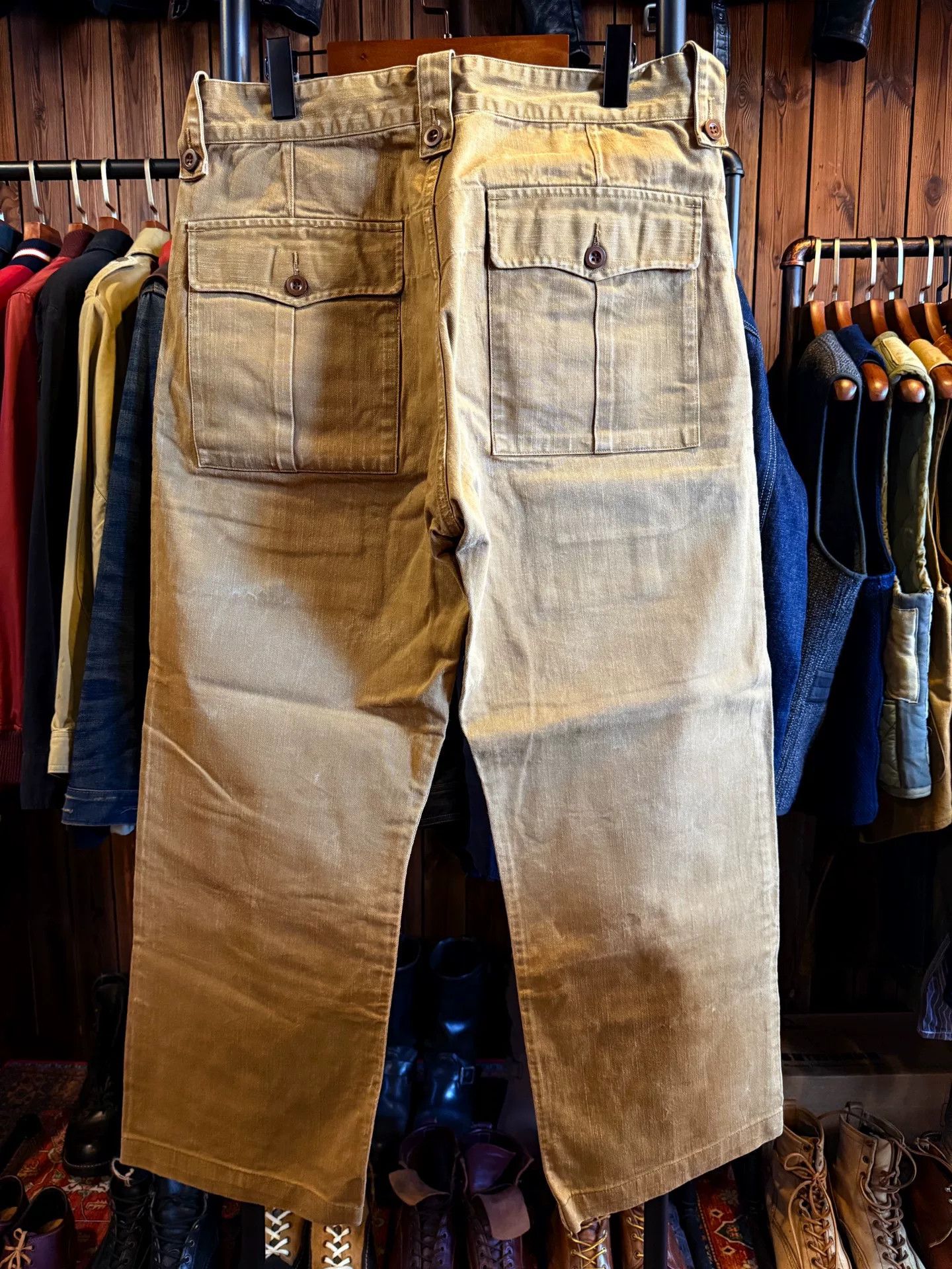 RRL Ralph Lauren RRL Classic Retro Work Pants Size US 32 / EU 48 - 2 Thumbnail