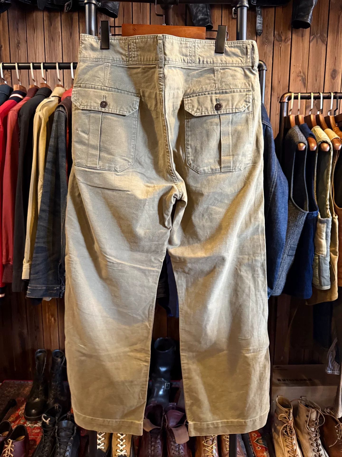 RRL Ralph Lauren RRL Classic Retro Work Pants Size US 32 / EU 48 - 2 Thumbnail