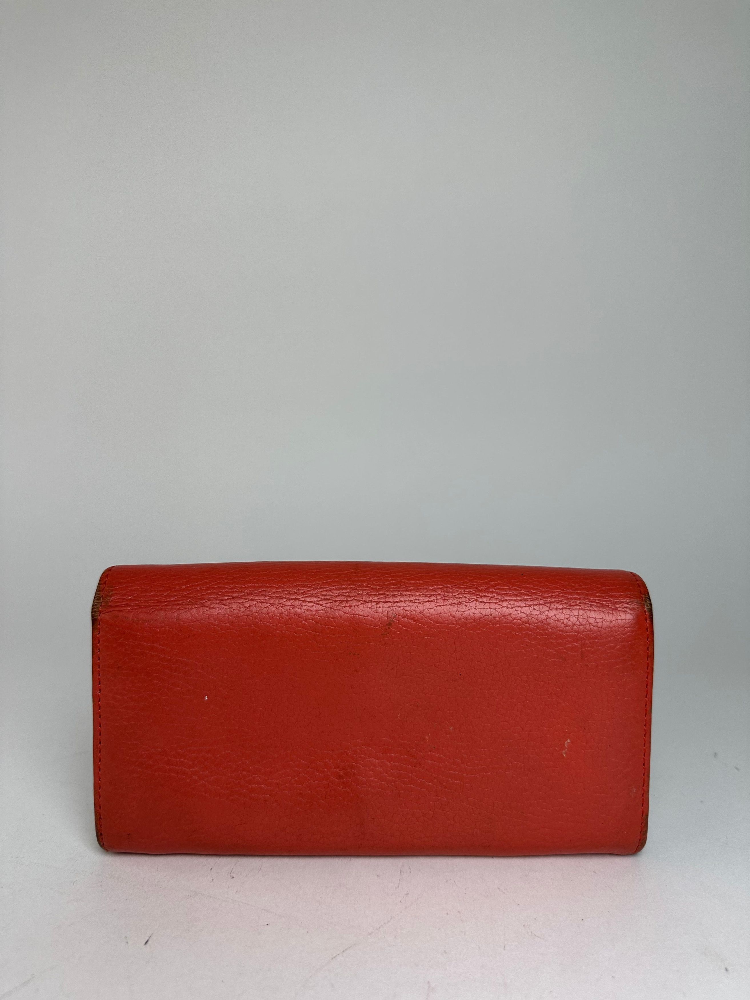 Vivienne Westwood Vintage Continental Wallet Leather Red Size ONE SIZE - 8 Thumbnail