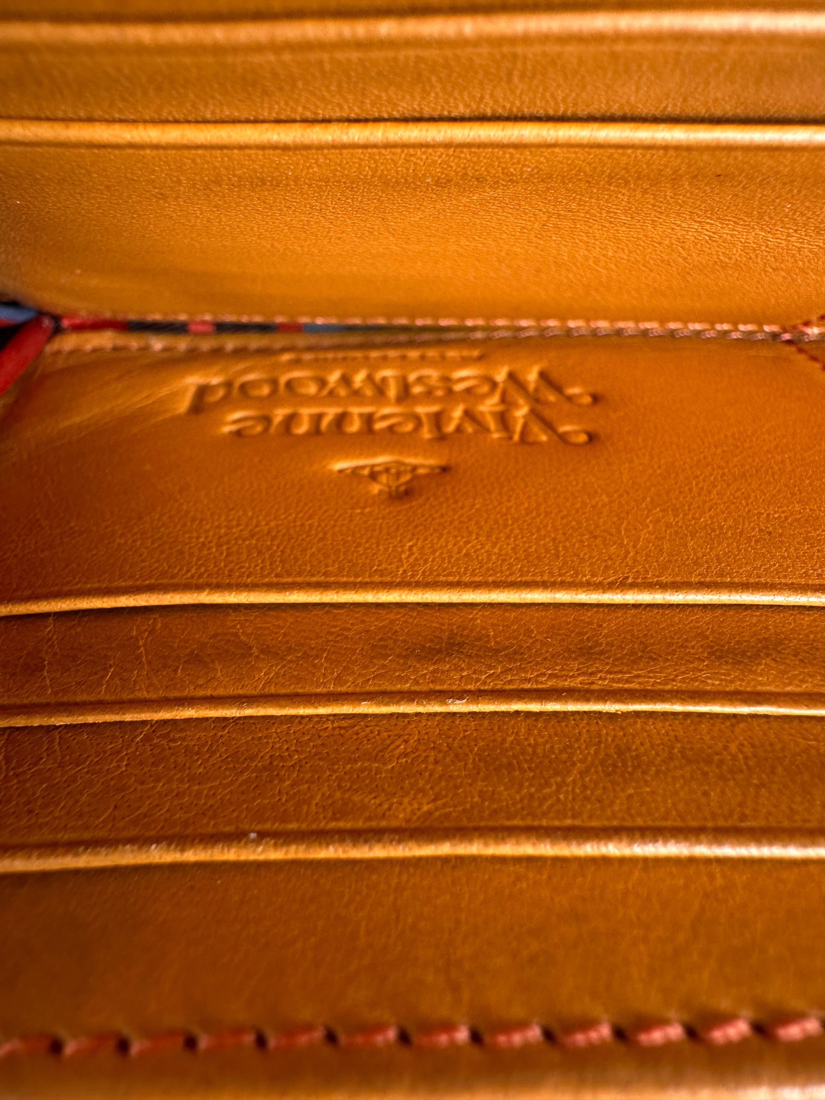 Vivienne Westwood Vintage Continental Wallet Leather Red Size ONE SIZE - 5 Thumbnail