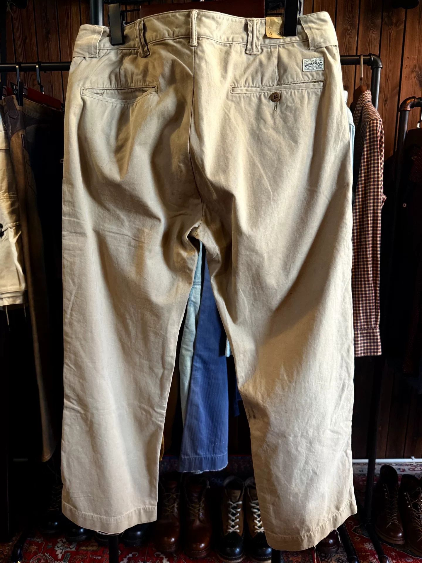 RRL Ralph Lauren PRL Khaki Casual Pants Size US 30 / EU 46 - 2 Thumbnail