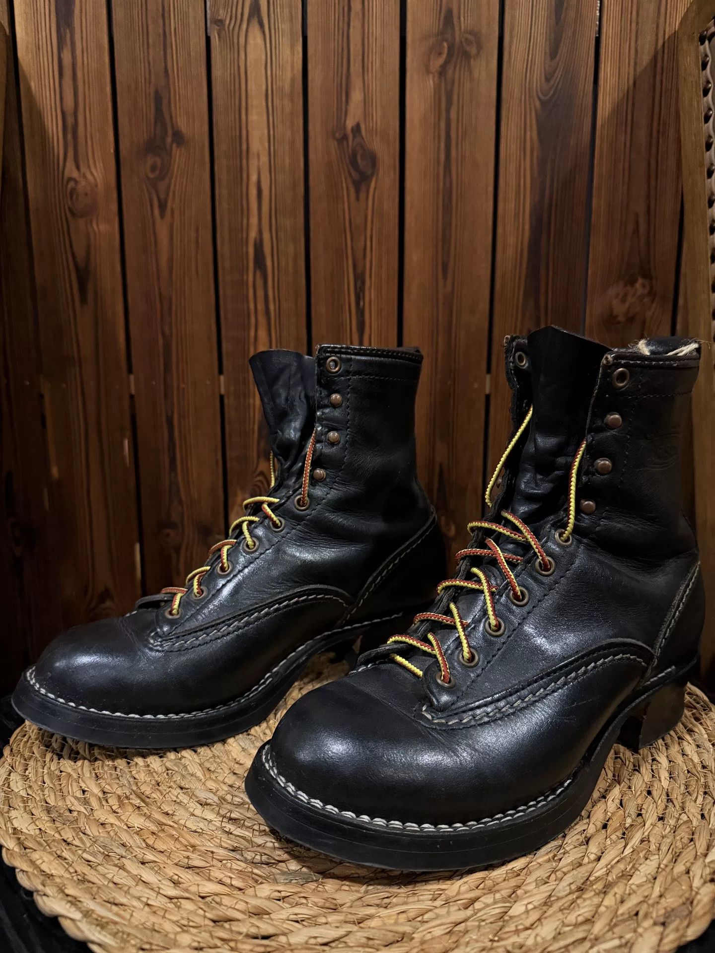 WESCO Wesco Jobmaster 7.5D Black Work Boots Size US 7.5 / EU 40-41 - 3 Thumbnail