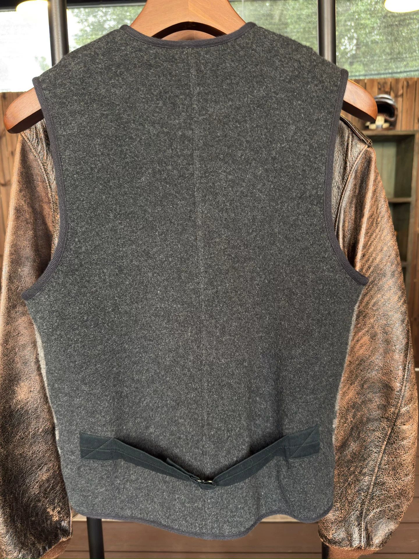 RRL Ralph Lauren RRL Ralph Lauren Gray Striped Vest Size US XS / EU 42 / 0 - 2 Thumbnail