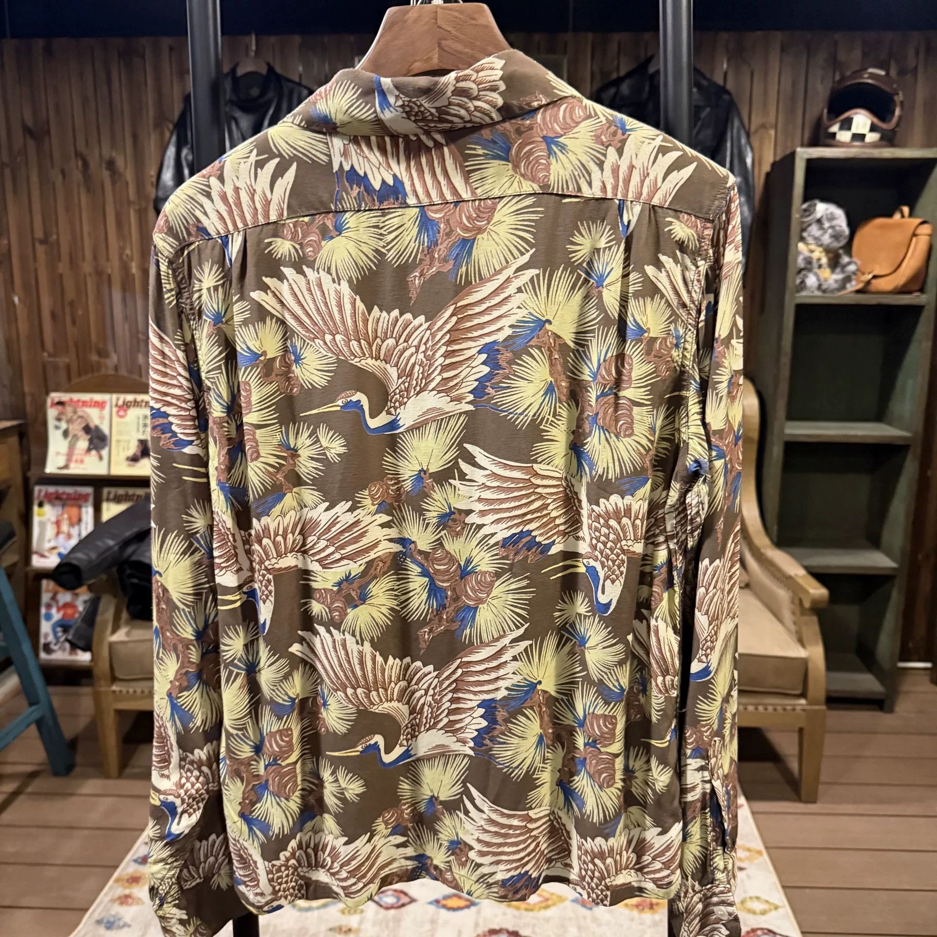 At Last & Co Atlast&Co Retro Printed Shirt Size US M / EU 48-50 / 2 - 2 Thumbnail