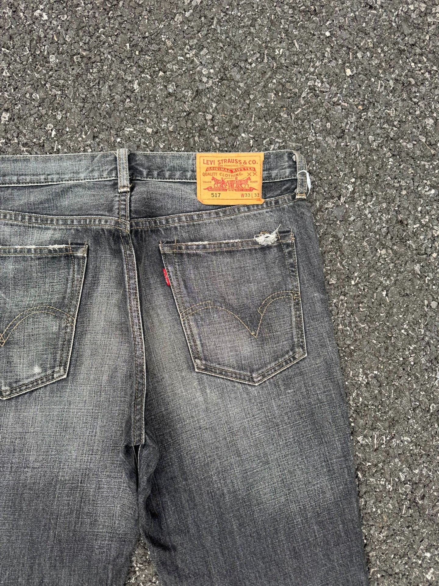 Vintage Vintage Levi's 517 00S Washed Jeans Size US 34 / EU 50 - 6 Thumbnail
