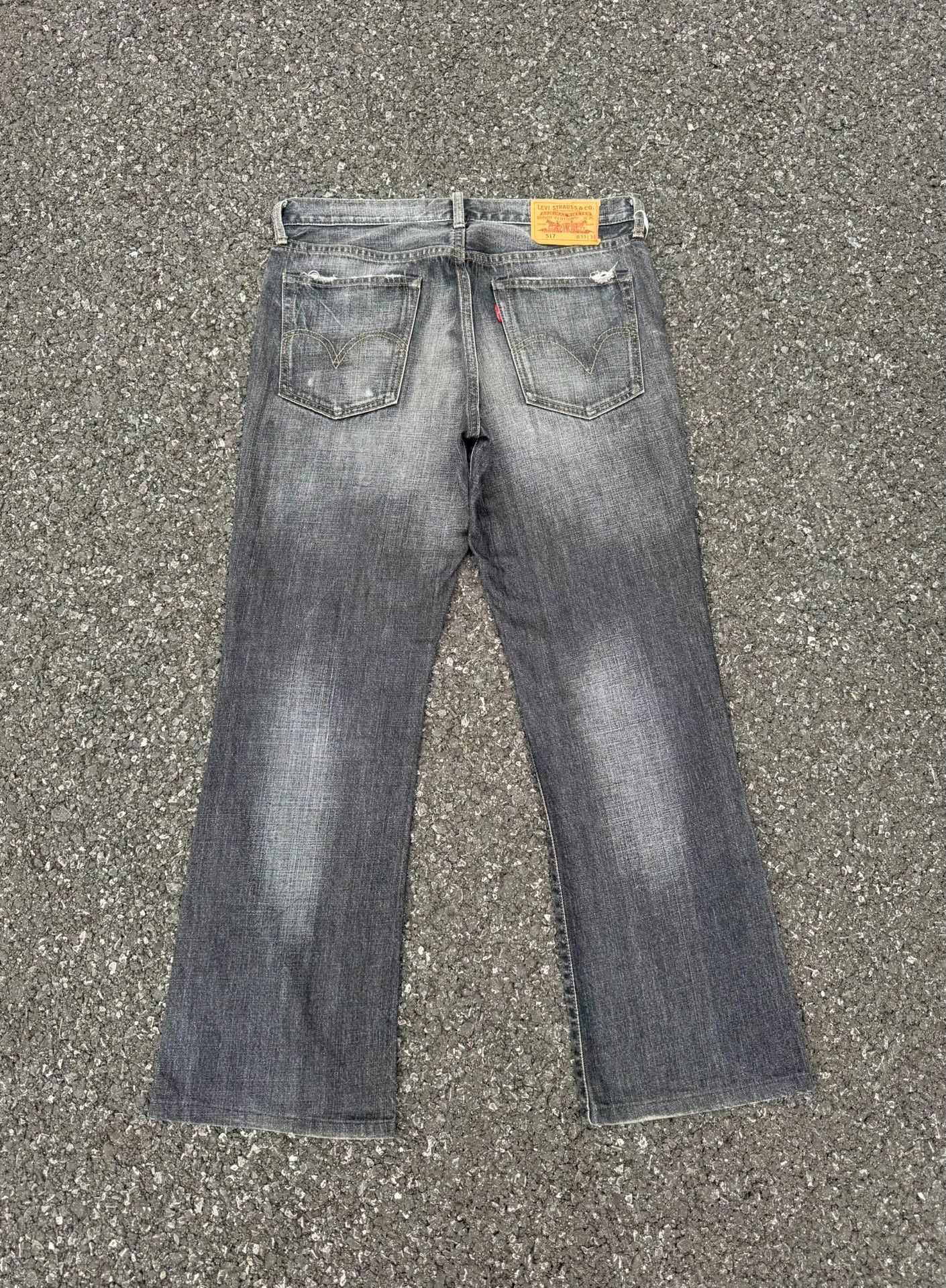 Vintage Vintage Levi's 517 00S Washed Jeans Size US 34 / EU 50 - 5 Thumbnail