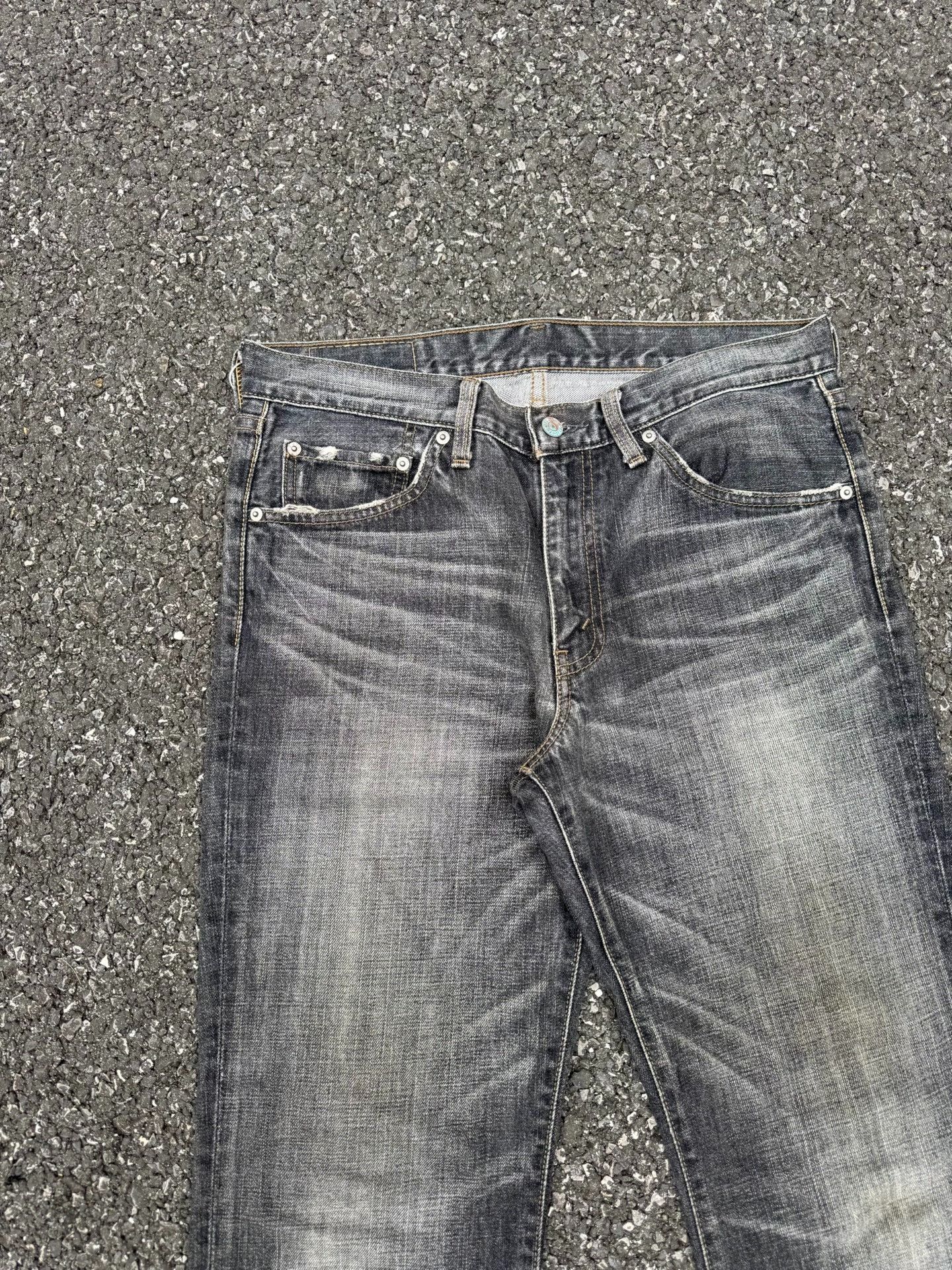 Vintage Vintage Levi's 517 00S Washed Jeans Size US 34 / EU 50 - 3 Thumbnail