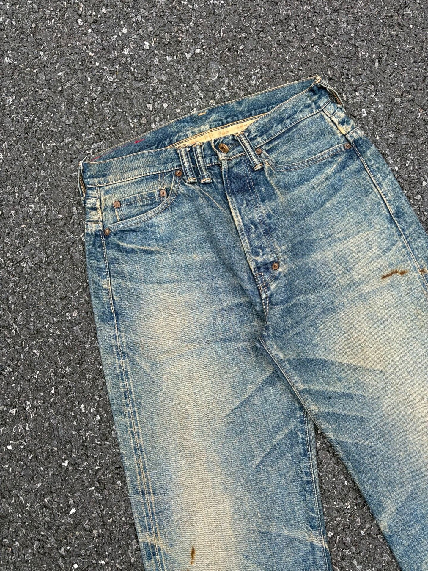 Vintage Vintage Anarchrom Washed Blue Jeans Size US 31 - 2 Thumbnail
