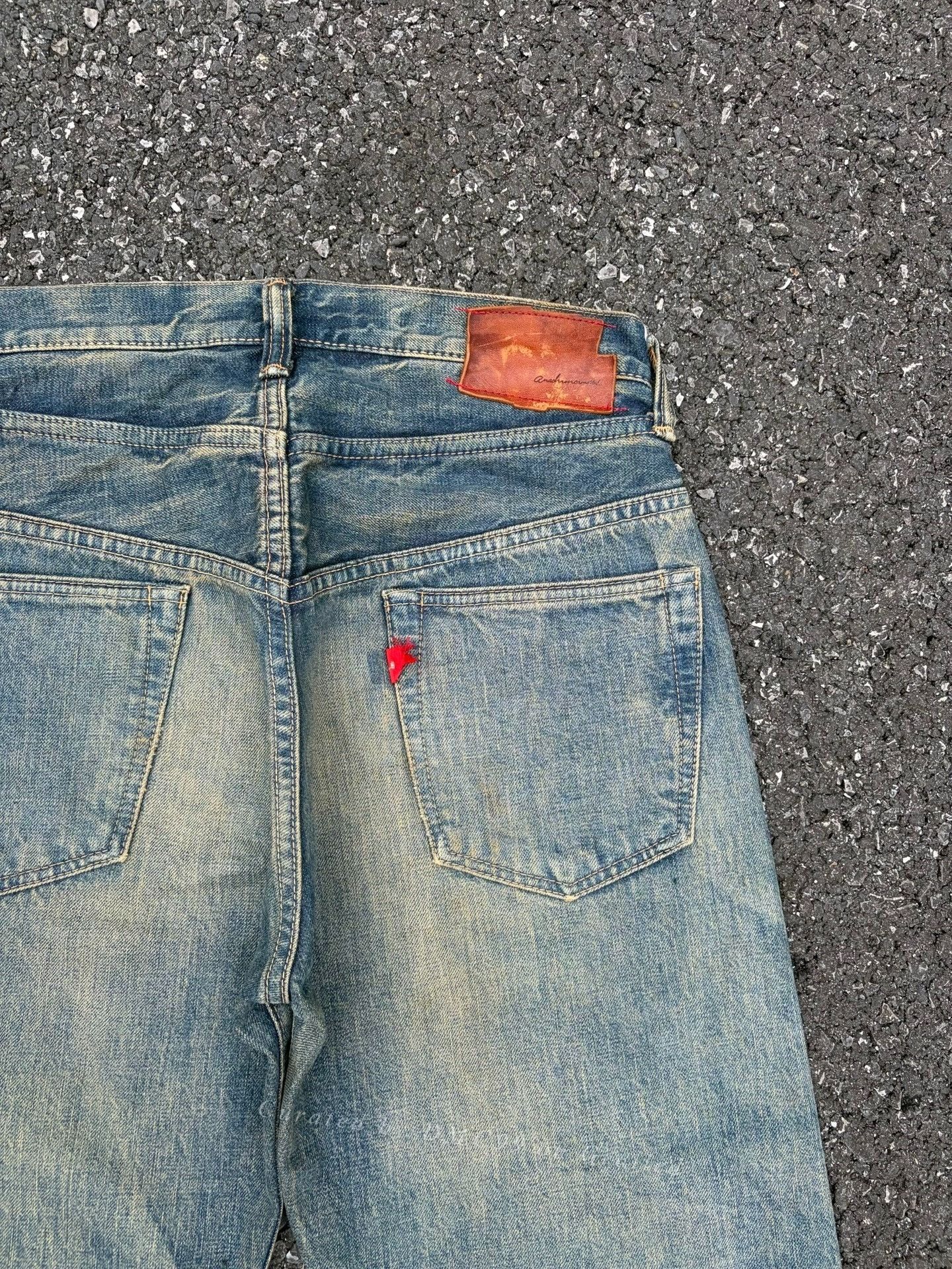 Vintage Vintage Anarchrom Washed Blue Jeans Size US 31 - 7 Thumbnail