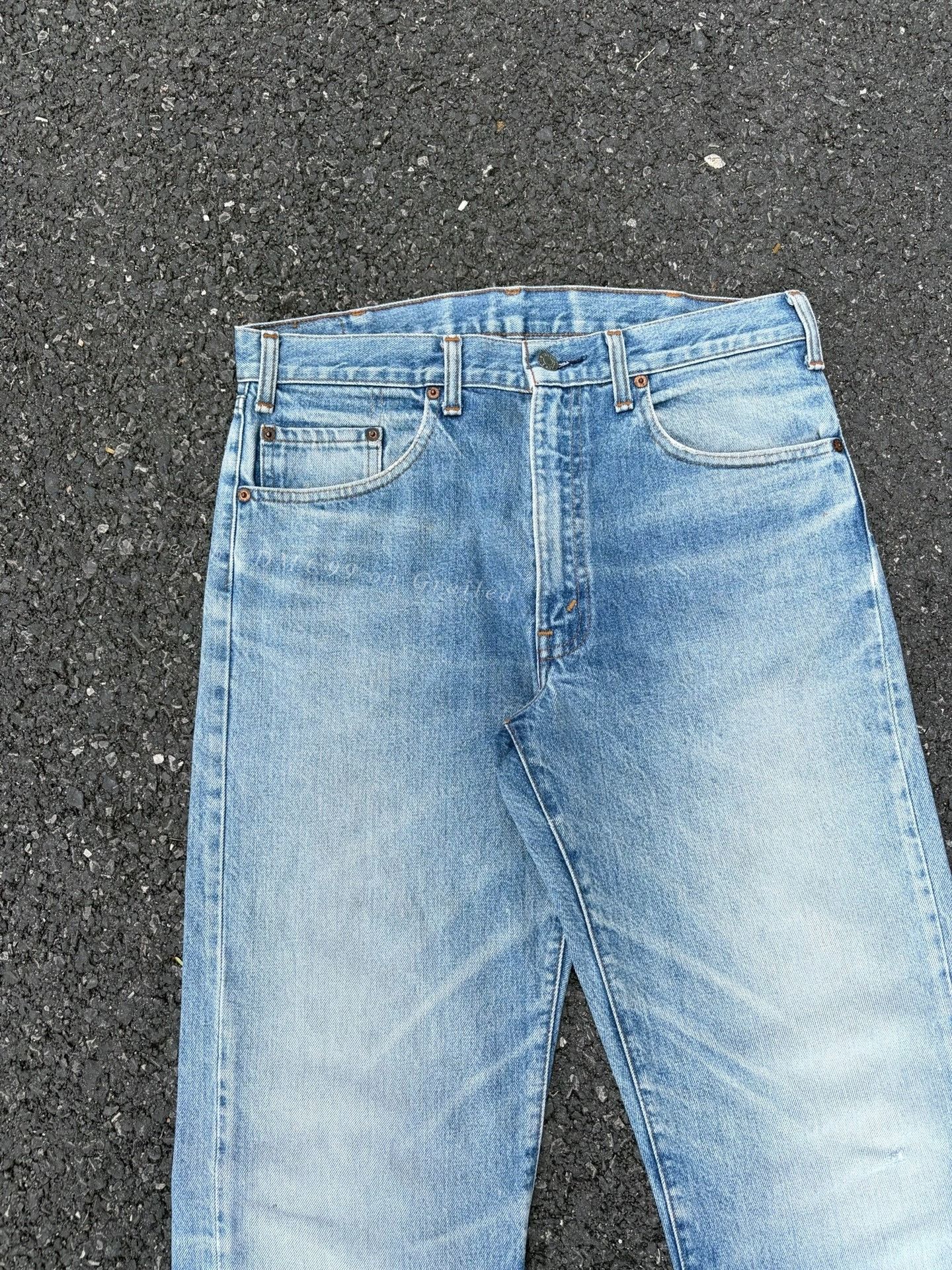 Vintage Vintage Levis 502 90s Blue Jeans Size US 32 / EU 48 - 3 Thumbnail