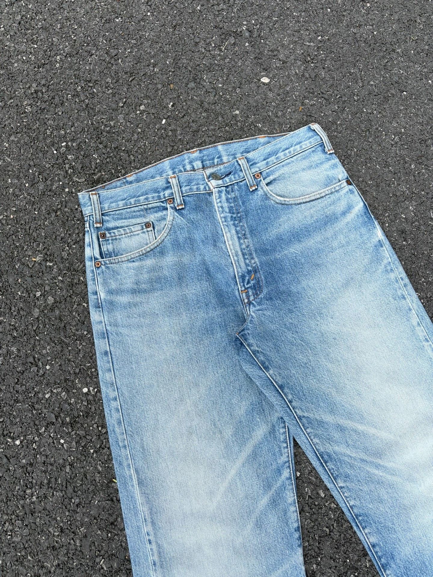 Vintage Vintage Levis 502 90s Blue Jeans Size US 32 / EU 48 - 2 Thumbnail