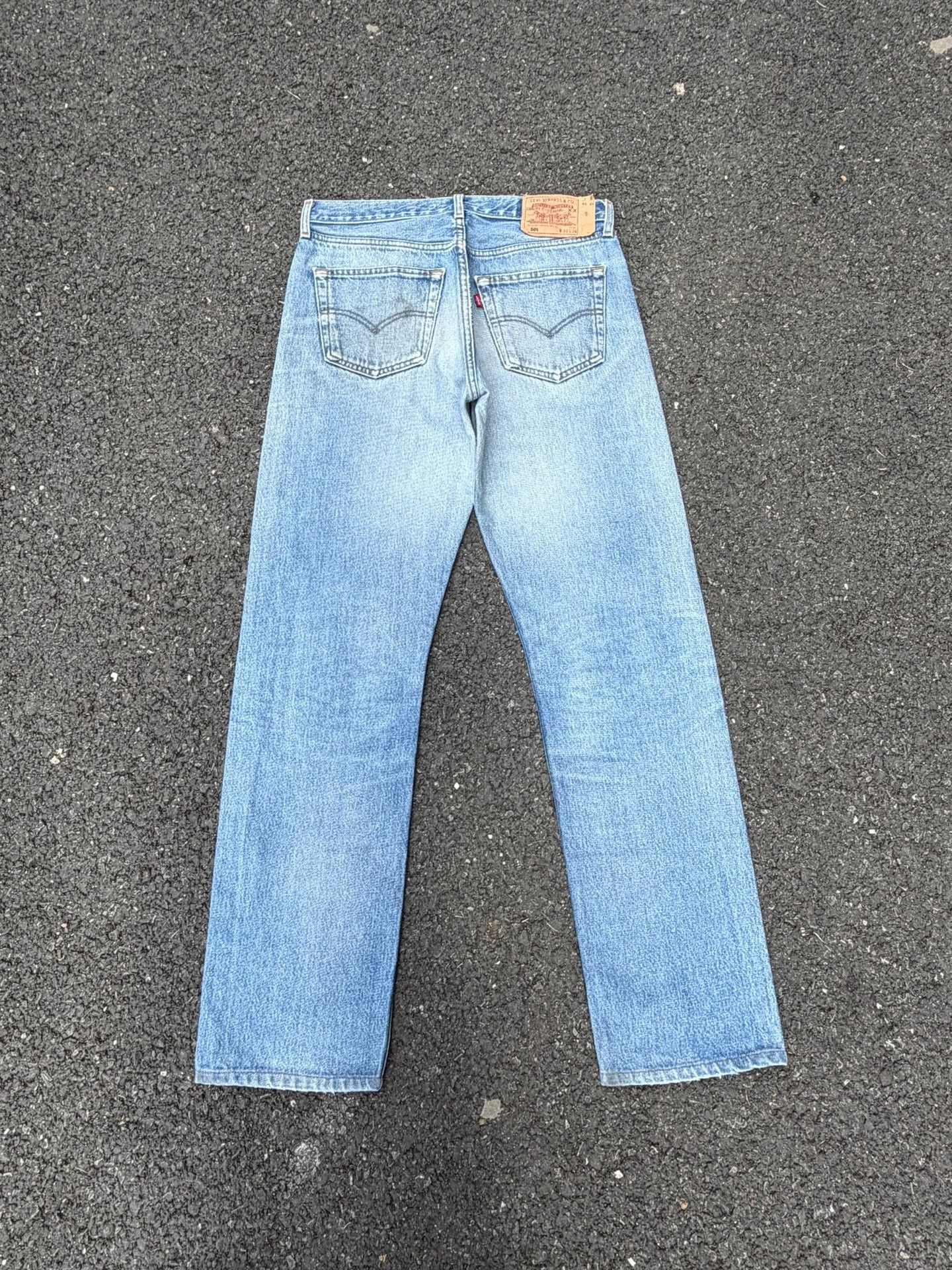 Vintage Vintage Levis 501 Washed Blue Jeans Size US 33 - 7 Thumbnail