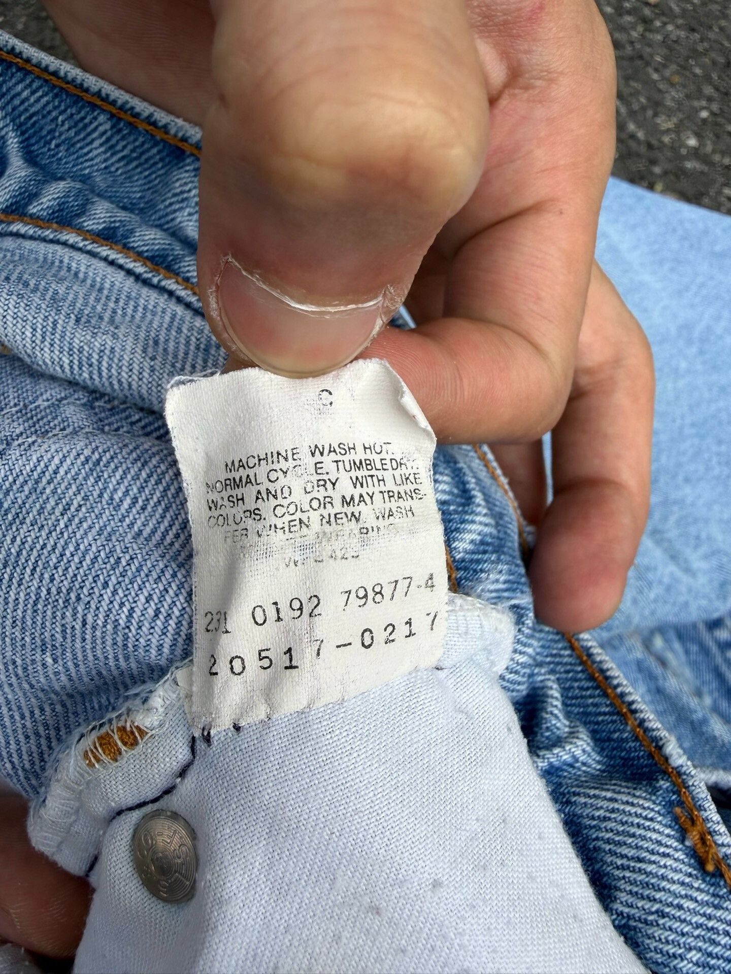 Vintage Vintage Levis 517 90s Jeans Size US 35 - 5 Thumbnail