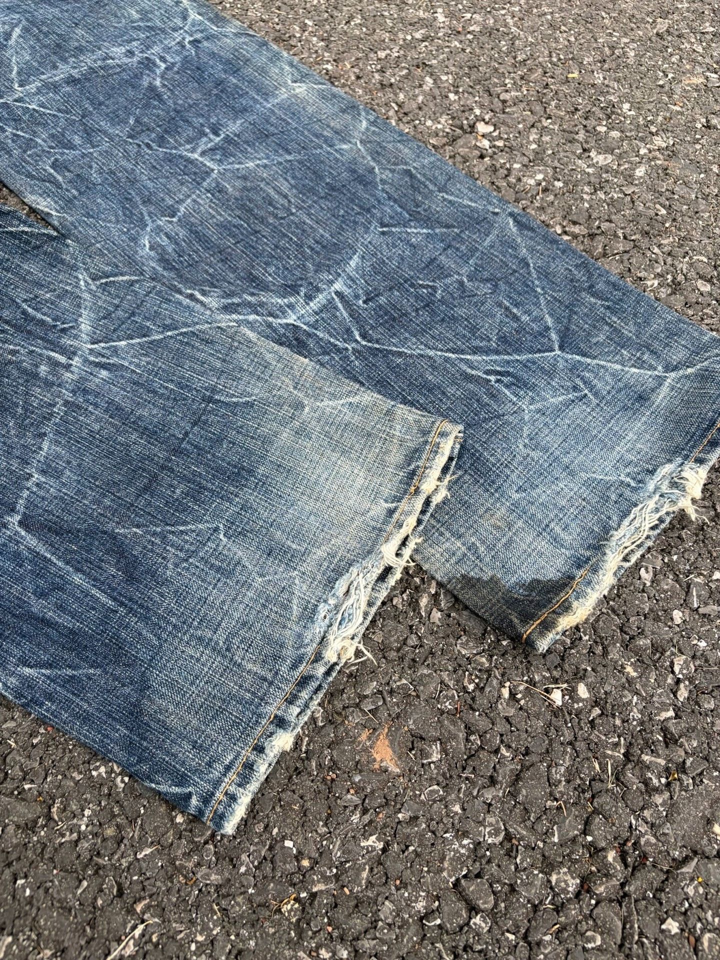 Vintage Vintage ETERNAL 00s Washed Blue Jeans Size US 35 - 8 Thumbnail