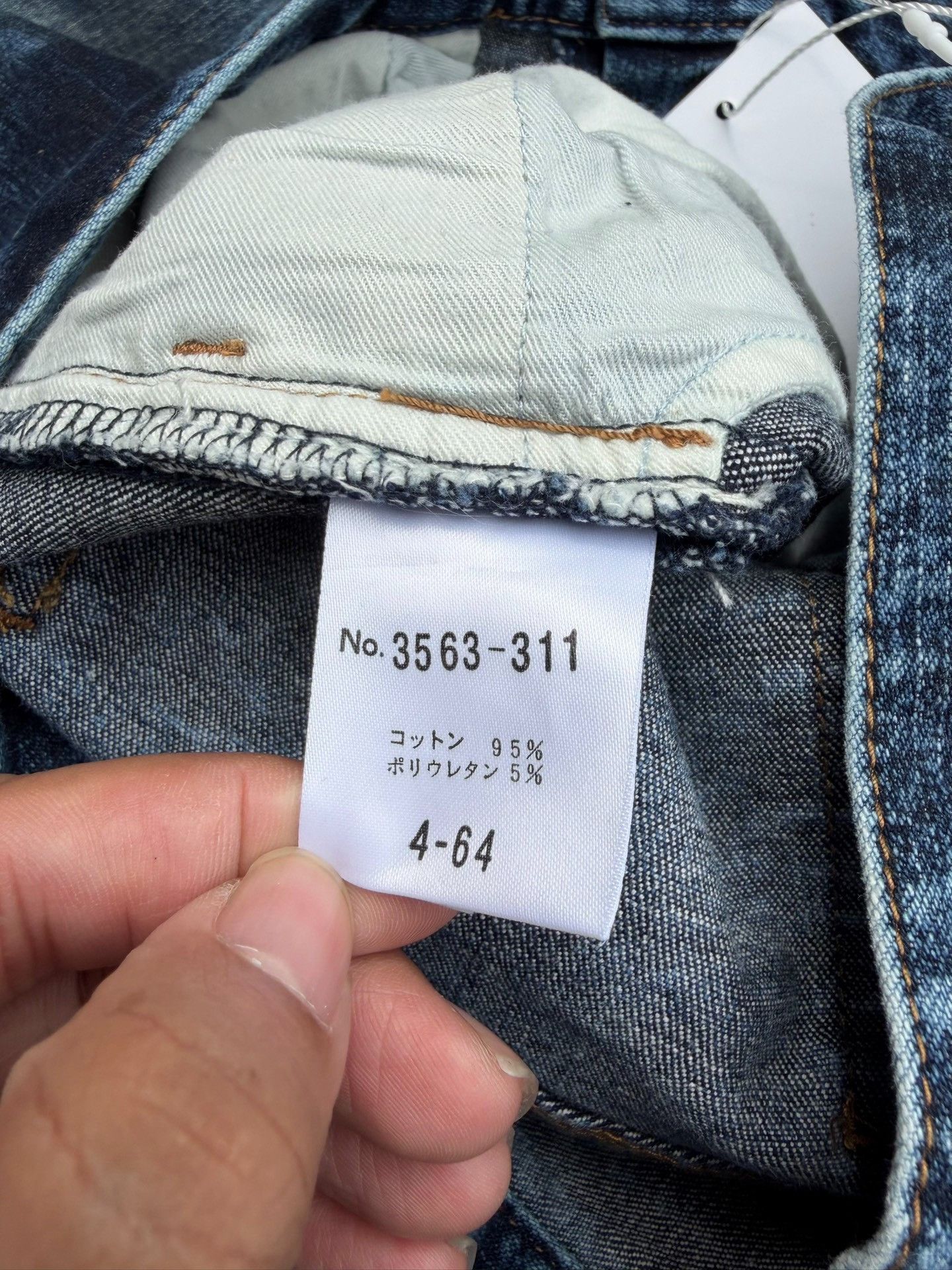 Vintage Vintage SCHLUSSEL 00s Washed Blue Jeans Size US 36 / EU 52 - 5 Thumbnail