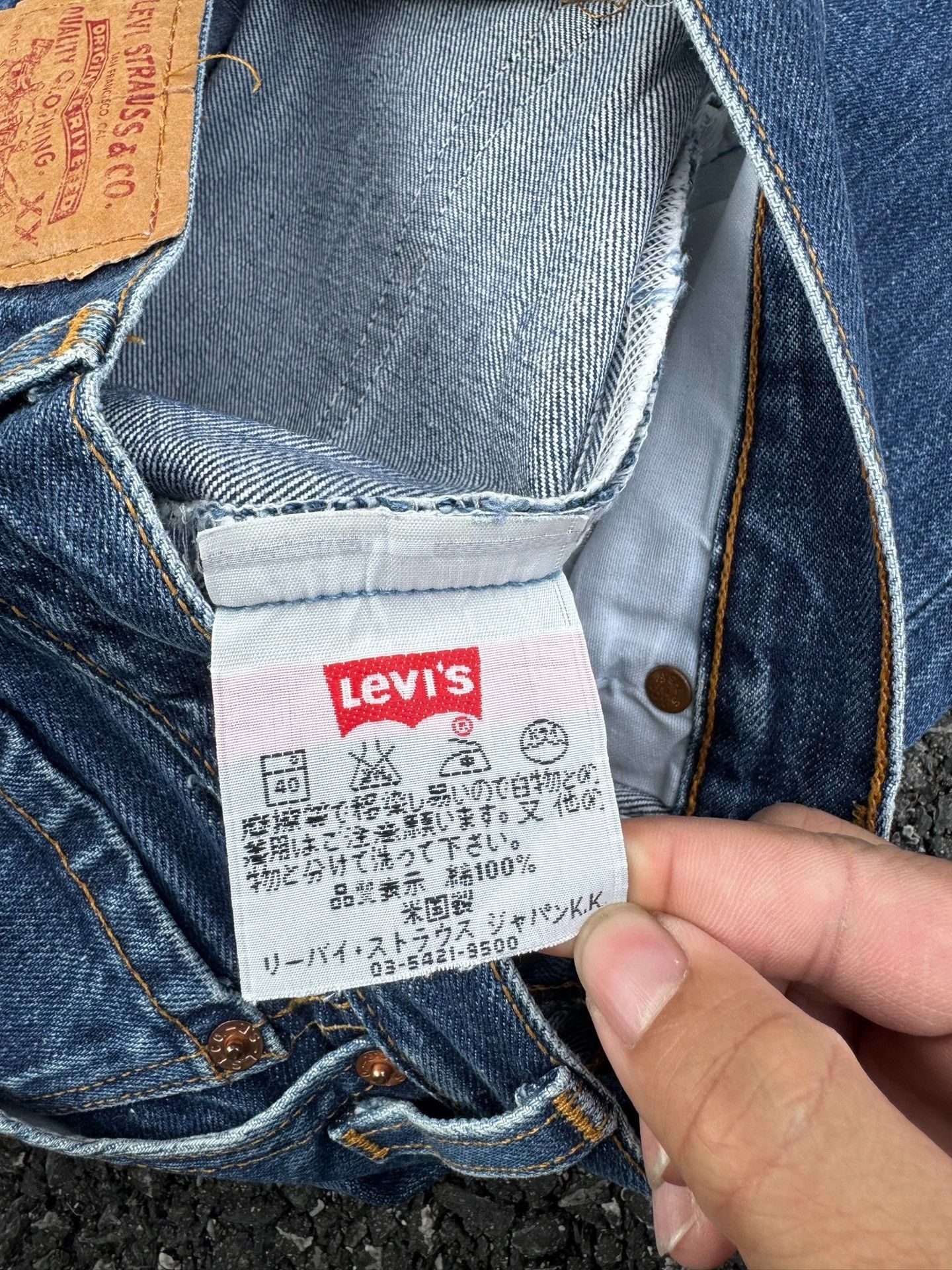 Vintage Vintage Levis 501 90s American Made Size US 32 / EU 48 - 4 Thumbnail