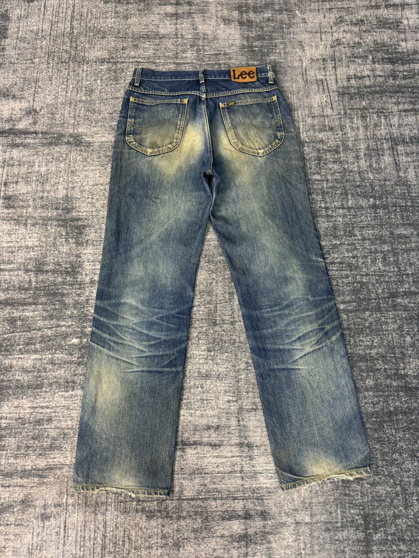 Vintage Vintage Lee 2000s Washed Blue Jeans Size US 31 - 6 Thumbnail