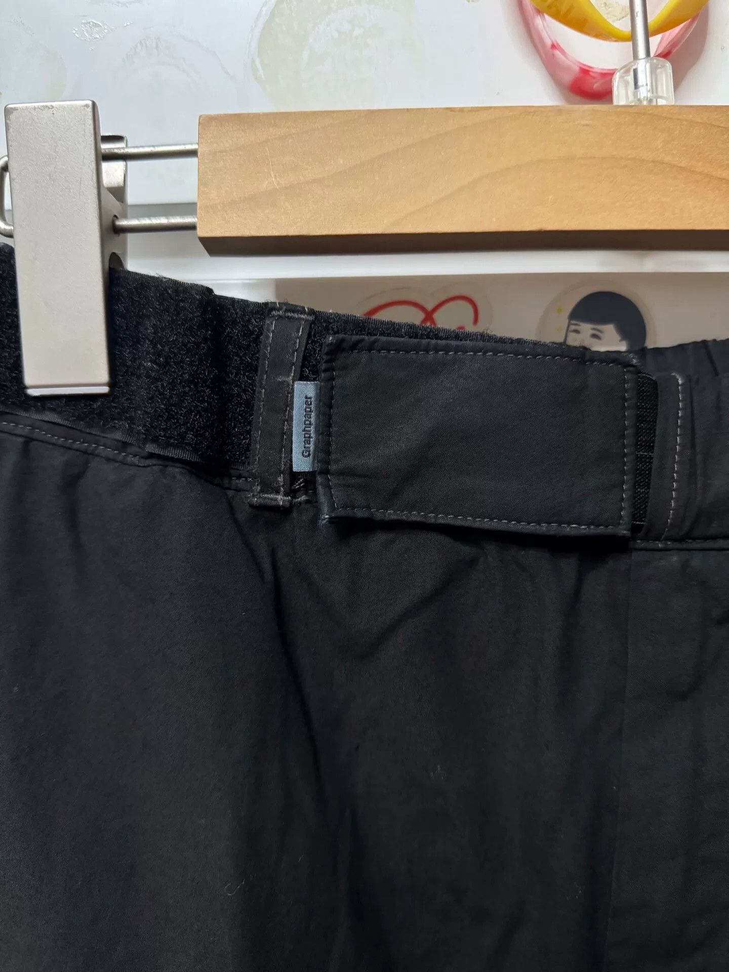 Graphpaper Graphpaper 9-Point Tapered Black Pants Size US 35 - 4 Thumbnail