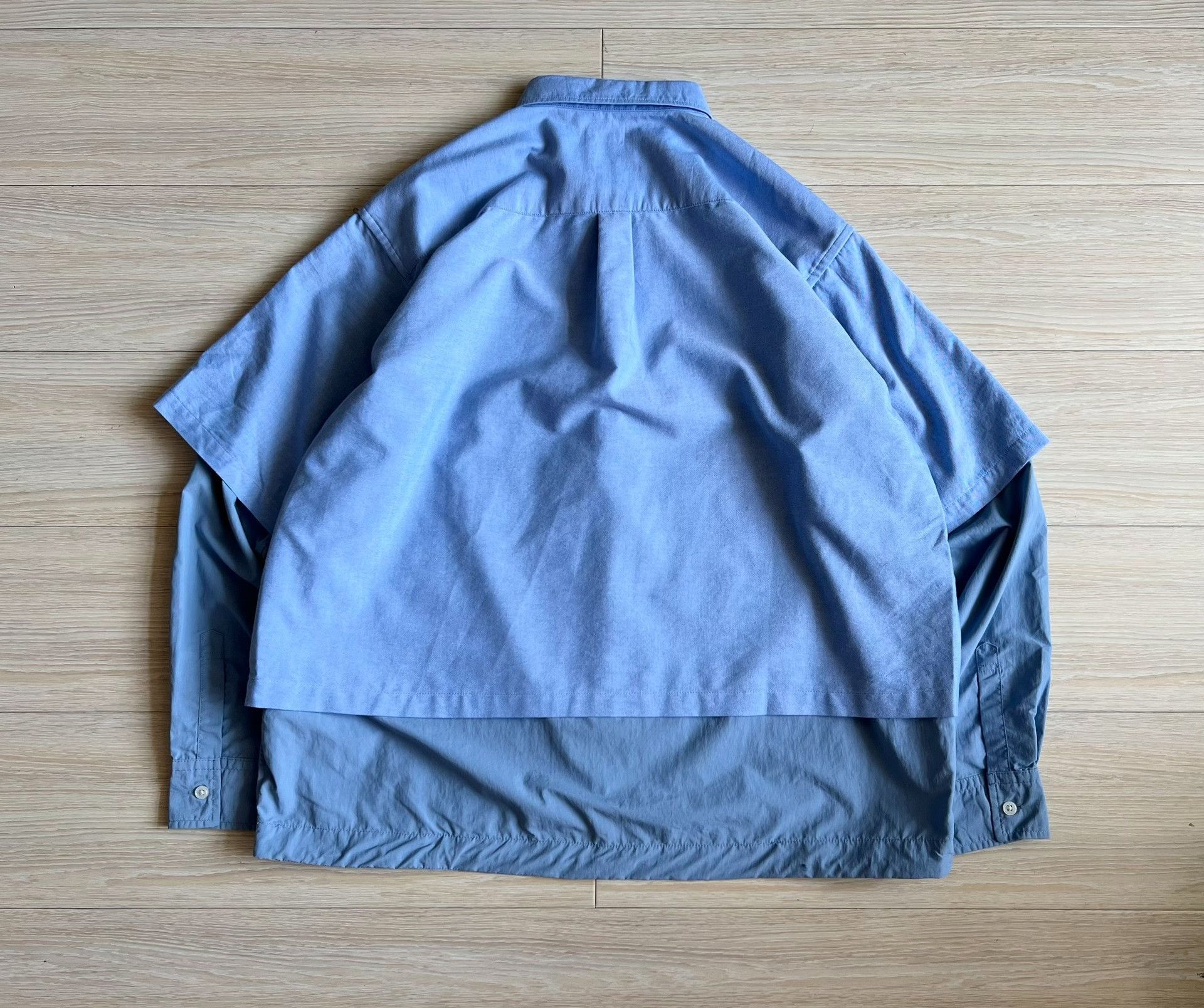 Beams Japan Beams Layered Paneled Long-Sleeve Shirt Size US M / EU 48-50 / 2 - 2 Thumbnail