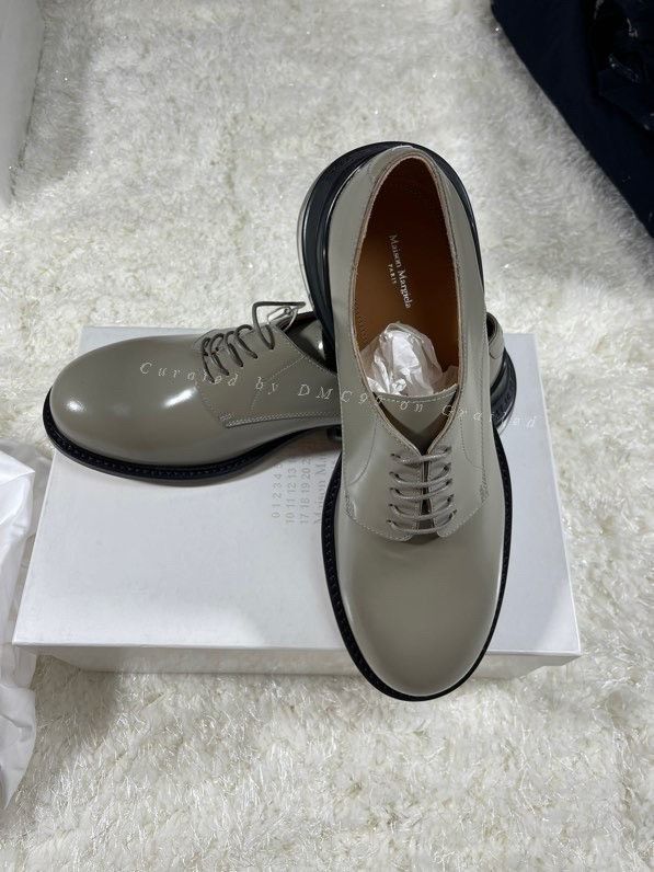 Maison Margiela MAISON MARGIELA Olive Air-Cushion Derby Shoes Size US 10 / EU 43 - 2 Thumbnail