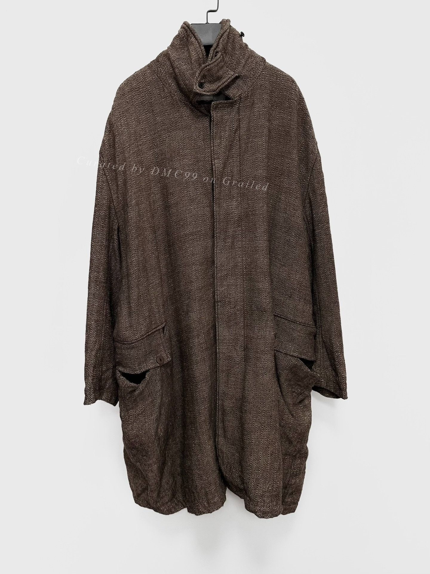 Andrew Andrew Driftwood Walnut Balmacaan Coat Size US M / EU 48-50 / 2 - 4 Thumbnail