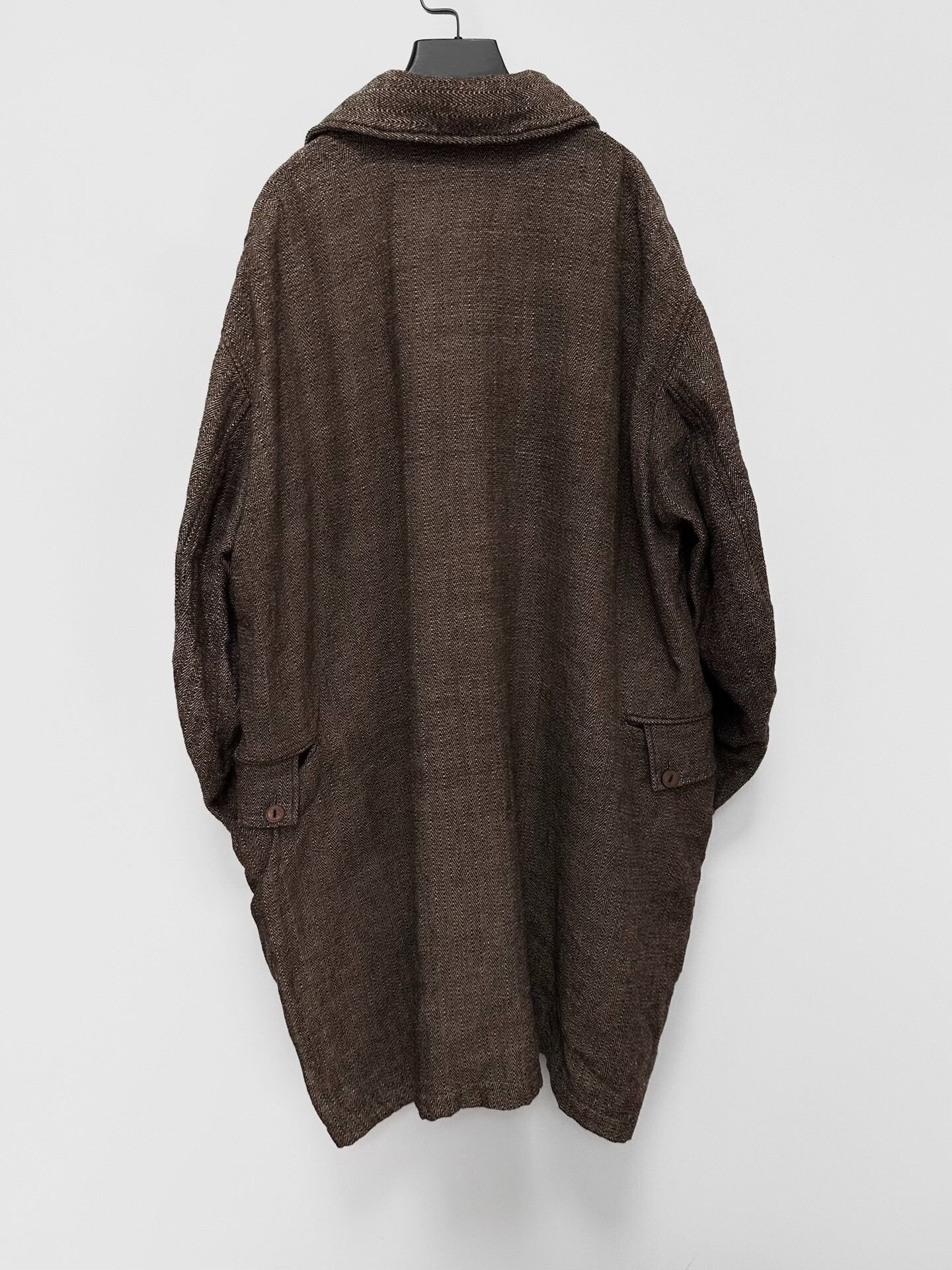 Andrew Andrew Driftwood Walnut Balmacaan Coat Size US M / EU 48-50 / 2 - 3 Thumbnail