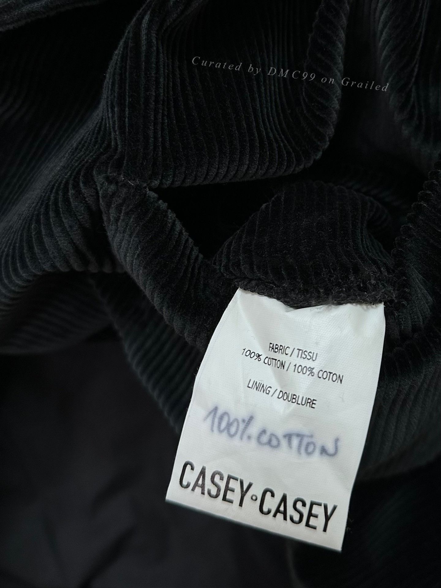 Casey Casey Casey Casey Black Corduroy Blazer Size US S / EU 44-46 / 1 - 7 Thumbnail