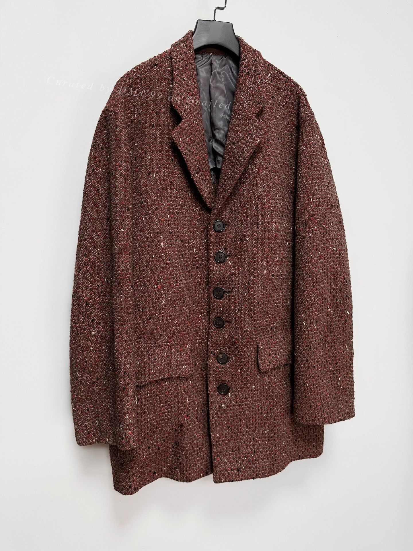 Y's for Men Y's for Men Hand-Knit Multi Wool Coat Size US S / EU 44-46 / 1 - 3 Thumbnail