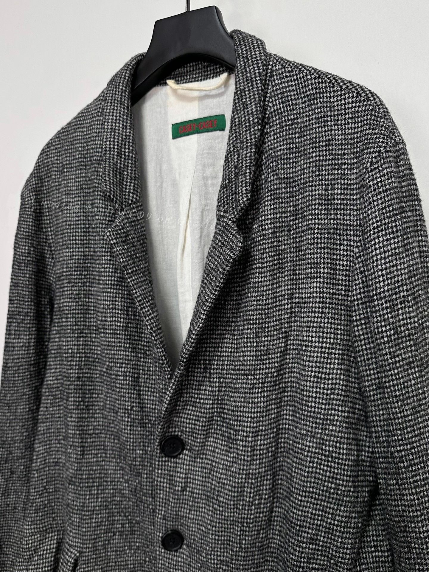 Casey Casey Casey Casey Brushed Wool Houndstooth Coat Size US S / EU 44-46 / 1 - 4 Thumbnail