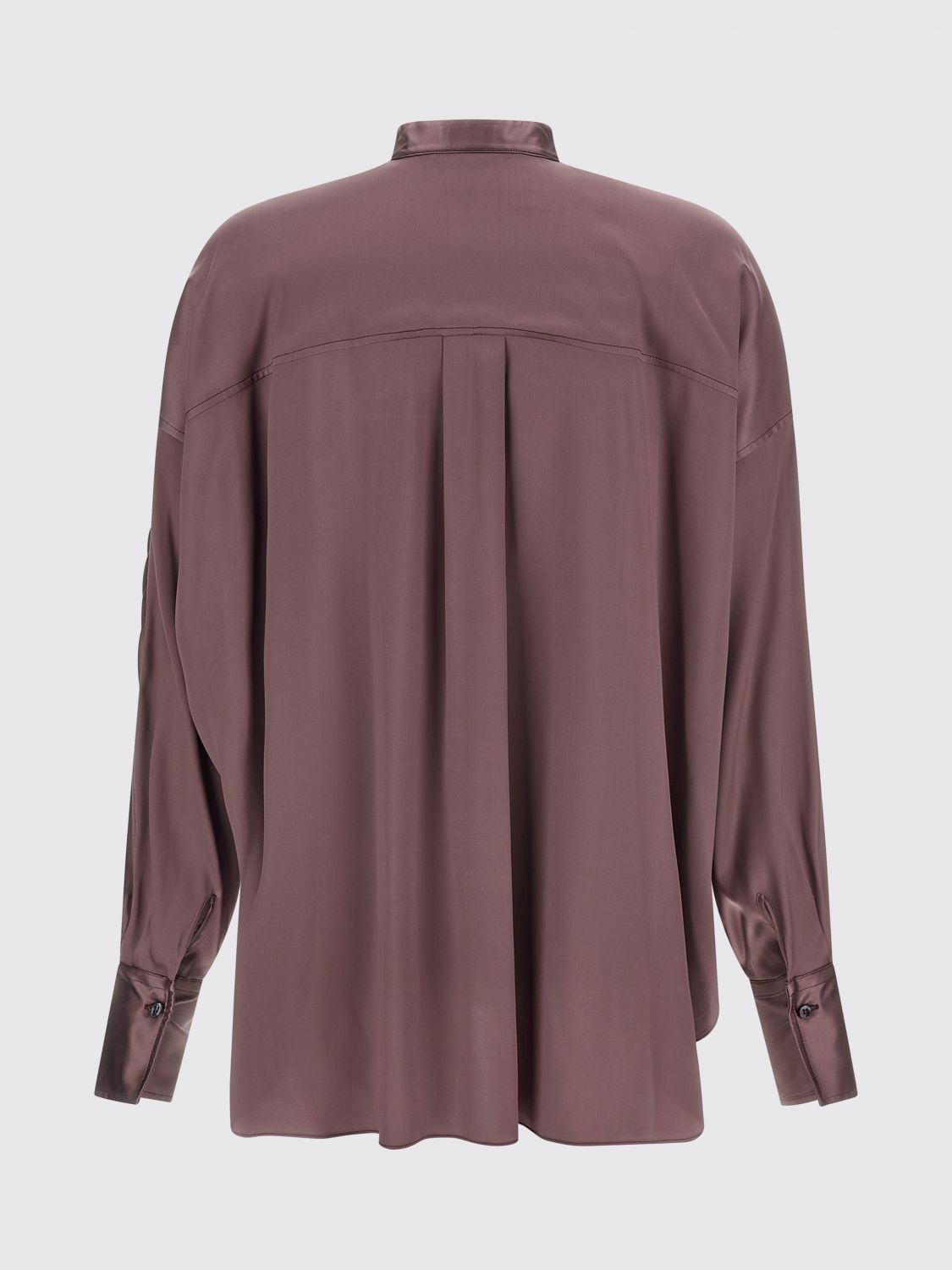 Brunello Cucinelli Brunello Cucinelli Shirt Woman Violet Size S / US 4 / IT 40 - 3 Thumbnail