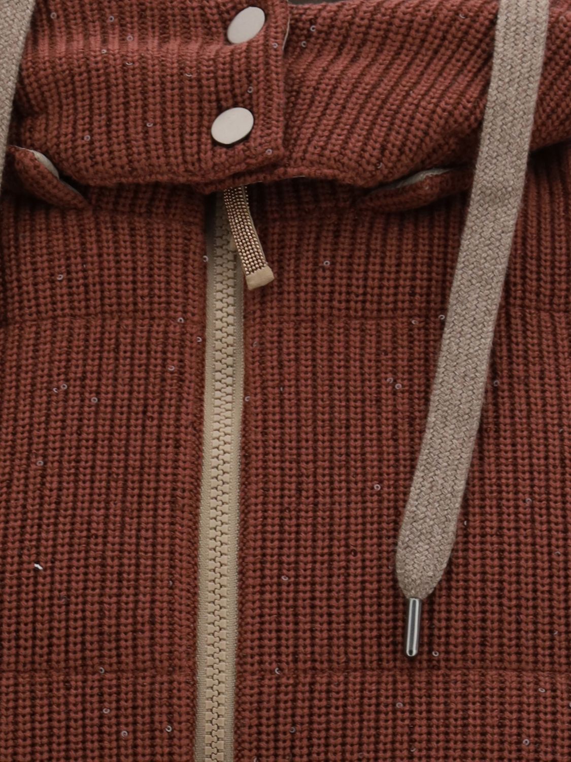Brunello Cucinelli Brunello Cucinelli Waistcoat Woman Burgundy Size M / US 6-8 / IT 42-44 - 4 Thumbnail
