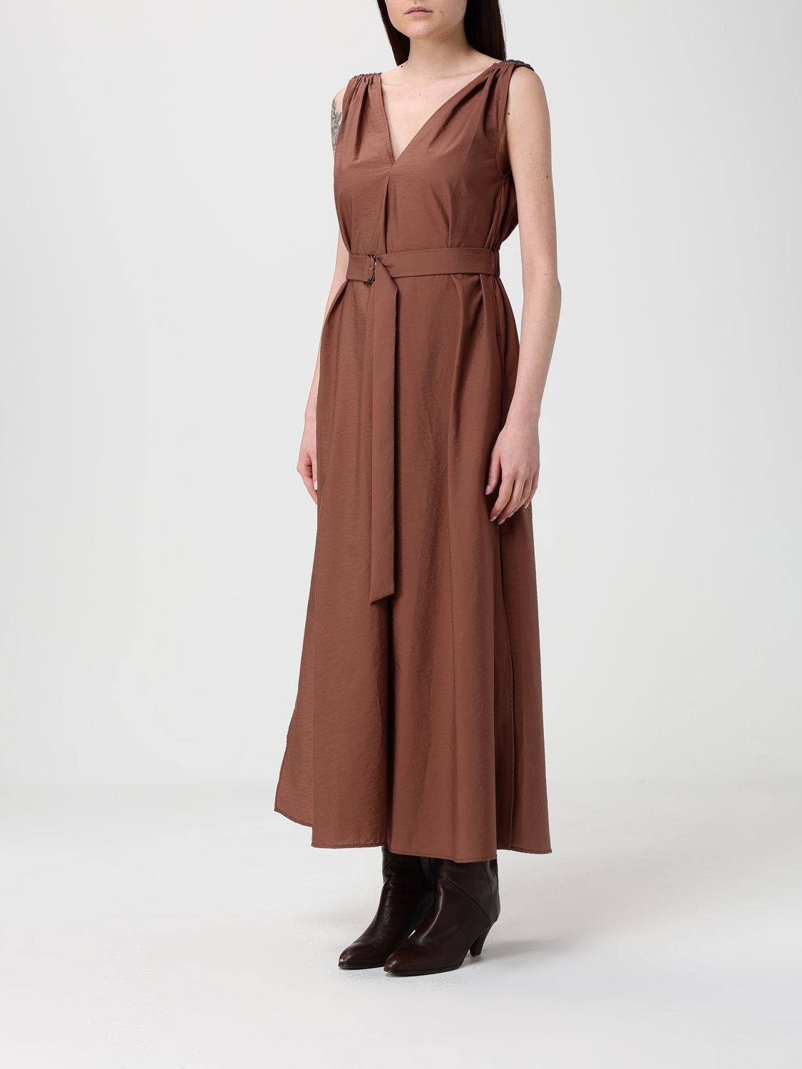Brunello Cucinelli Brunello Cucinelli Dress Woman Red Size M / US 6-8 / IT 42-44 - 3 Thumbnail