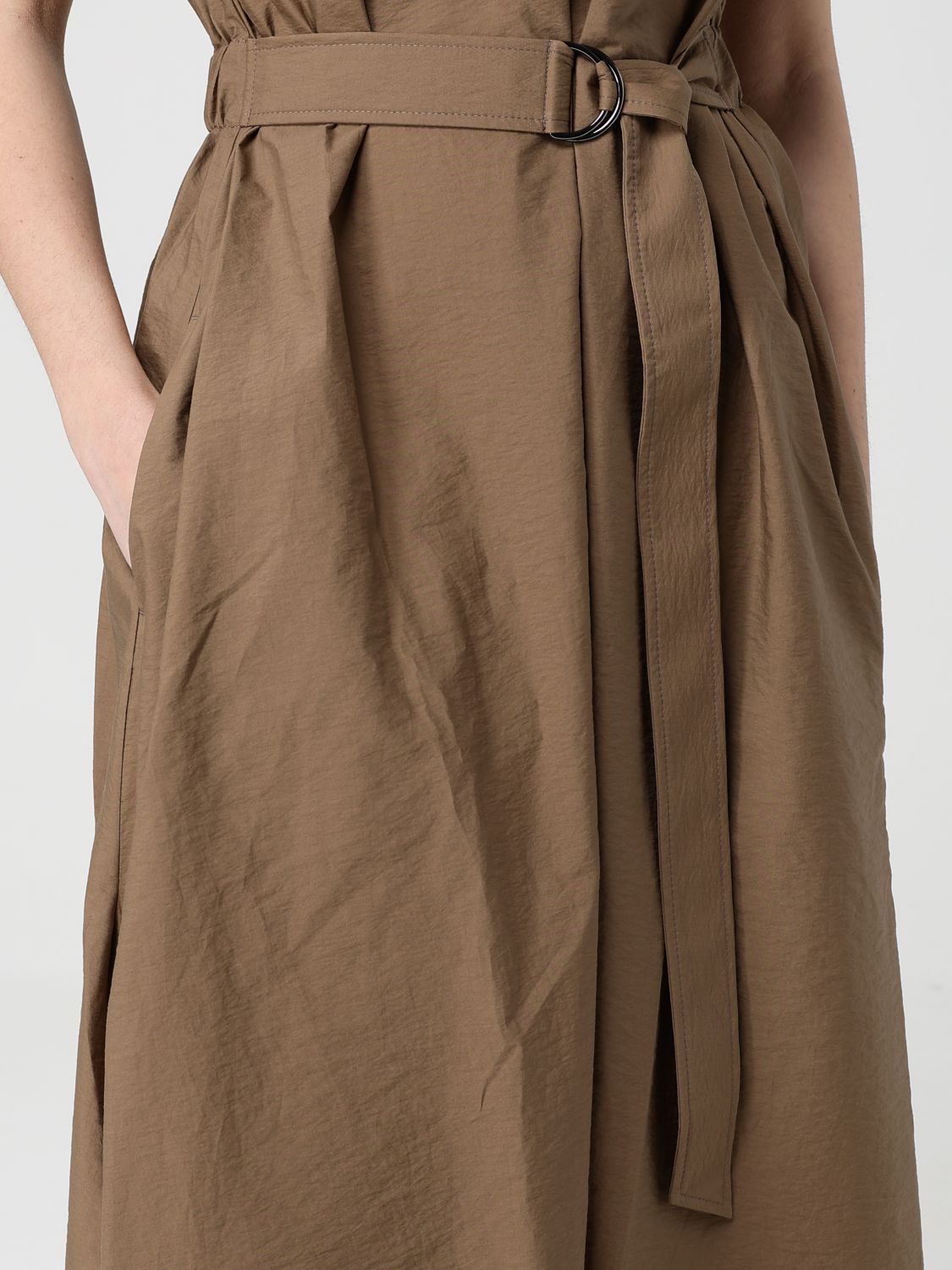 Brunello Cucinelli Brunello Cucinelli Dress Woman Sand Size M / US 6-8 / IT 42-44 - 4 Thumbnail