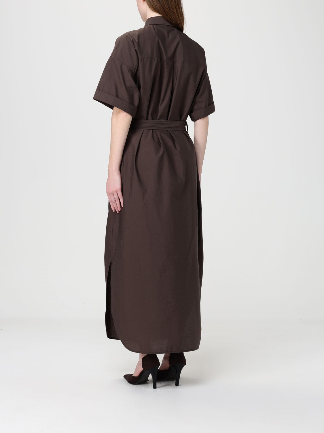 Brunello Cucinelli Brunello Cucinelli Dress Woman Brown Size M / US 6-8 / IT 42-44 - 2 Thumbnail