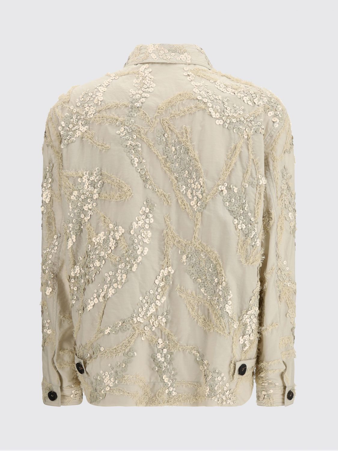 Brunello Cucinelli Brunello Cucinelli Jacket Woman Cream Size L / US 10 / IT 46 - 3 Thumbnail